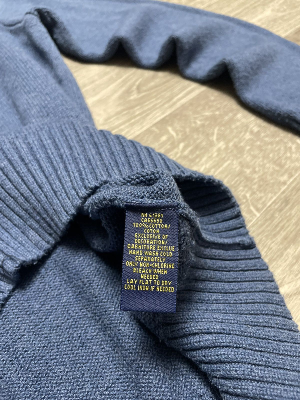 Polo Ralph Lauren Polo Ralph Lauren Half Button Knit Wool Sweater Pullover Size US L / EU 52-54 / 3 - 9 Thumbnail