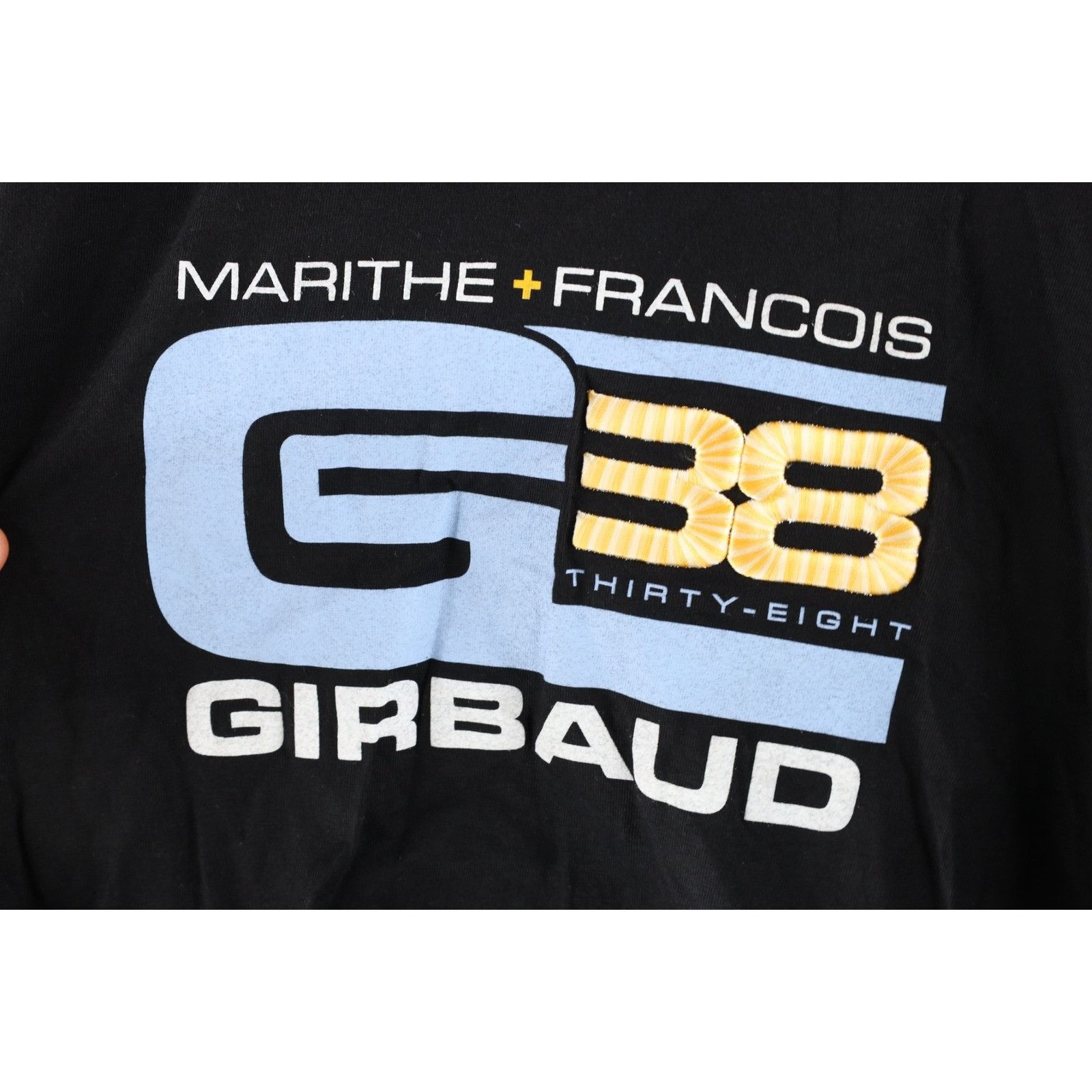 Marithe + Francois Girbaud × Vintage NOS Vintage 90s Marithe Francois Girbaud Box Logo T-Shirt Size US XL / EU 56 / 4 - 4 Thumbnail