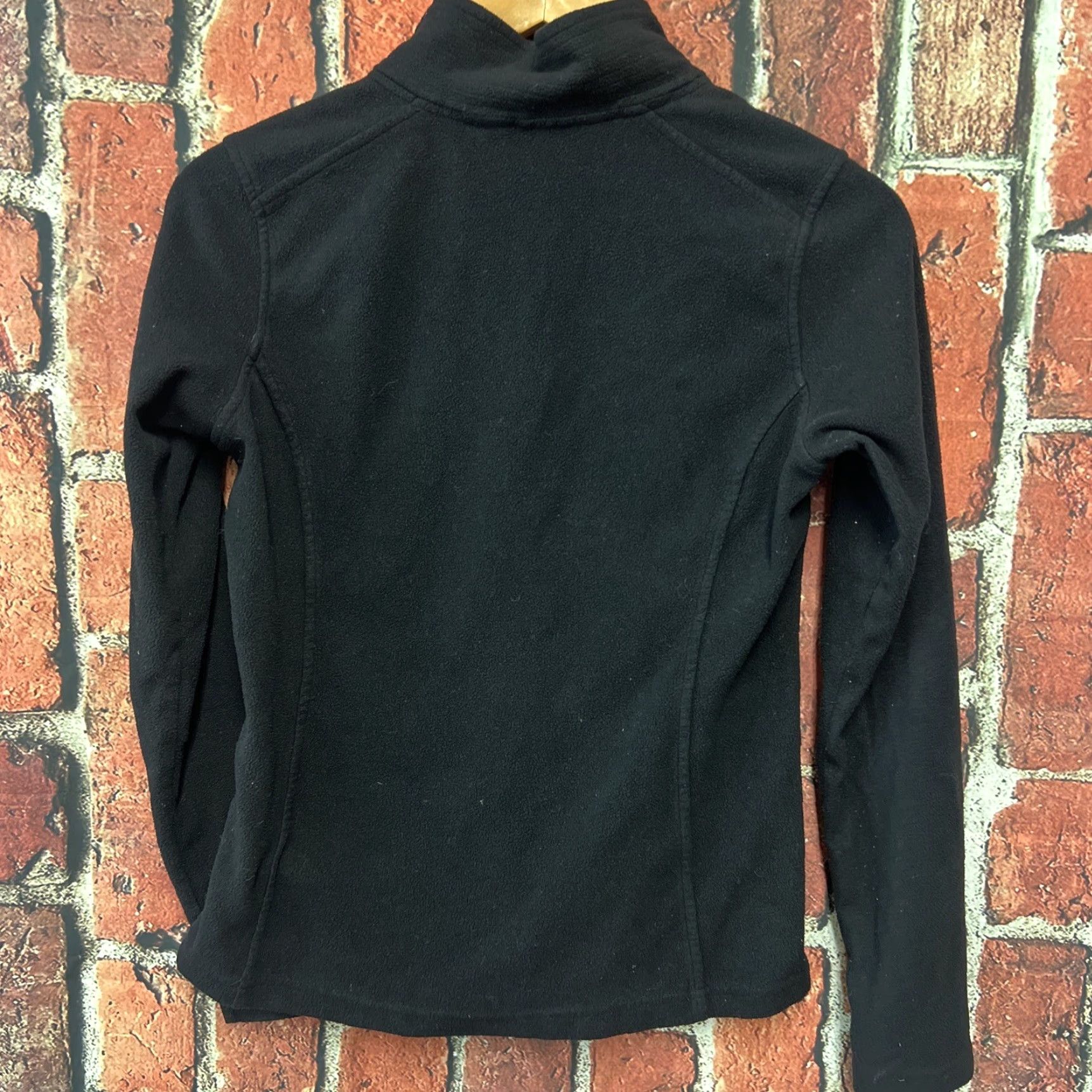 The North Face The North Face Pullover Womens S Fleece Quarter Zip Sweat Shirt Black Long Sleeve Zip Mock Neck Athletic Outdoor Logo Size S / US 4 / IT 40 - 4 Thumbnail