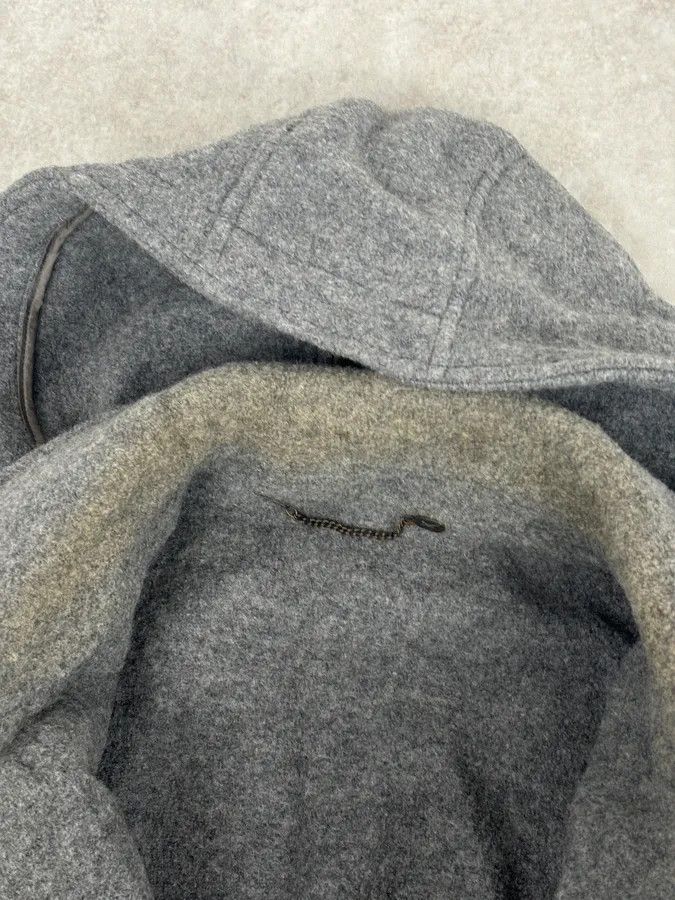 Yves Saint Laurent 2000s Yves Saint Laurent Grey Long Wool Jacket Size US M / EU 48-50 / 2 - 11 Thumbnail