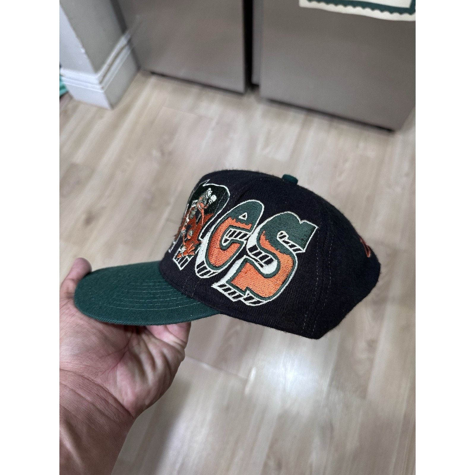Top Of The World Vintage Miami Hurricanes Wild Style Snapback Hat Graffiti Size ONE SIZE - 3 Thumbnail