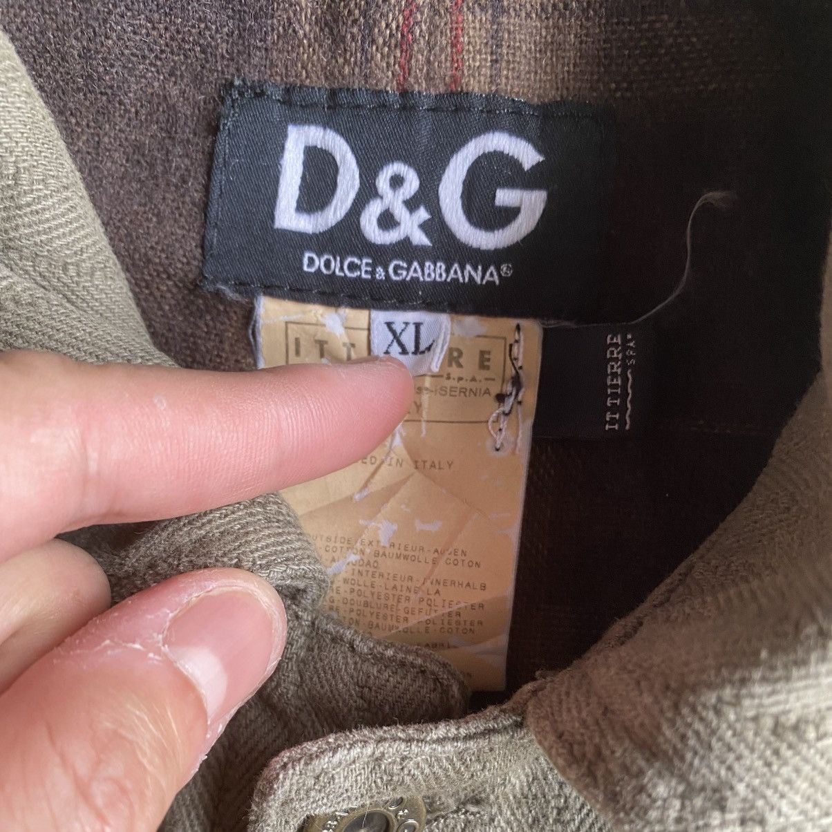Dolce & Gabbana Vintage 2003 D&G Hunting Jacket Size US XL / EU 56 / 4 - 7 Thumbnail