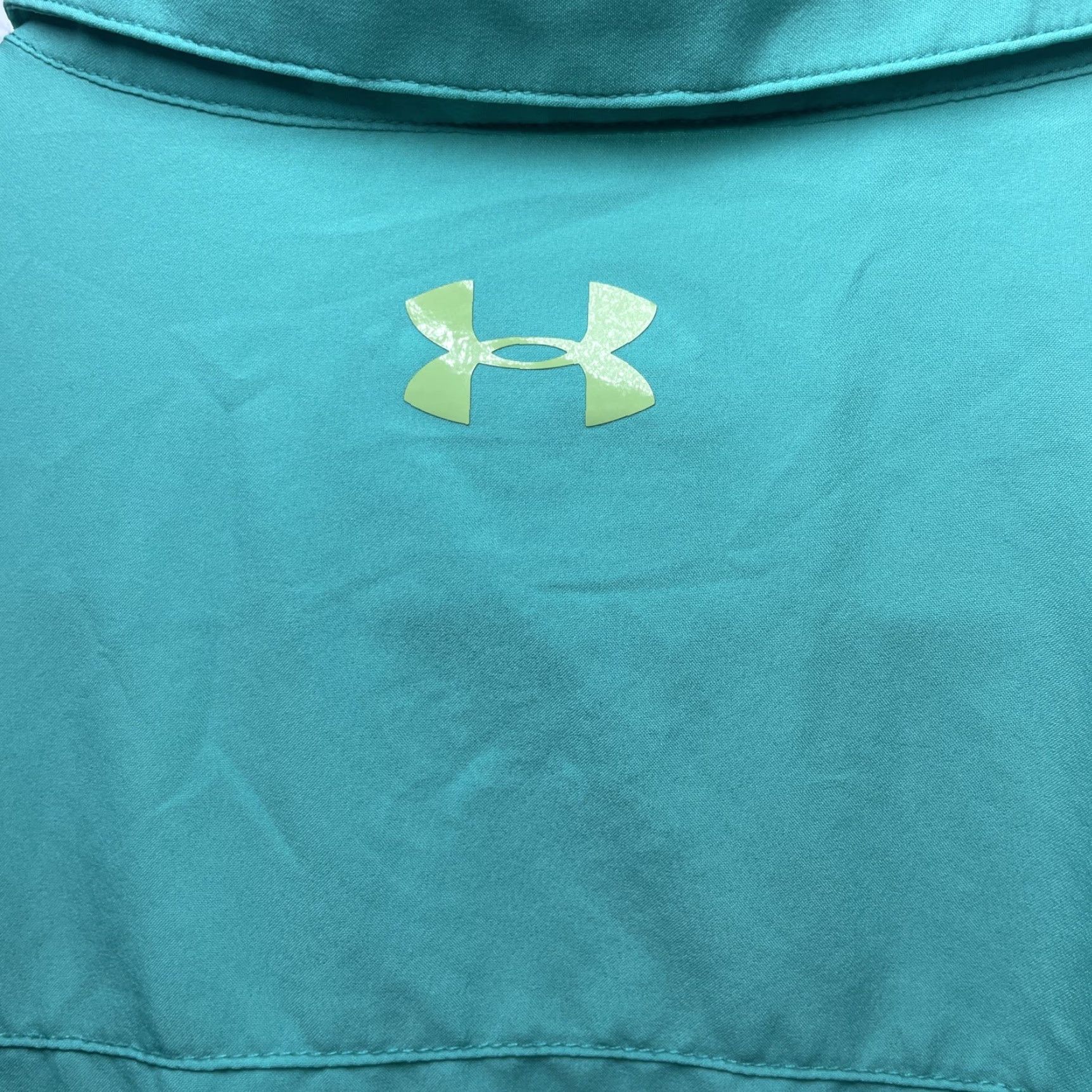 Under Armour Under Armour Polo Shirt Polo Mens Size L Athletic Long Sleeve Button Up Teal, Golf, Activewear Size US L / EU 52-54 / 3 - 8 Thumbnail