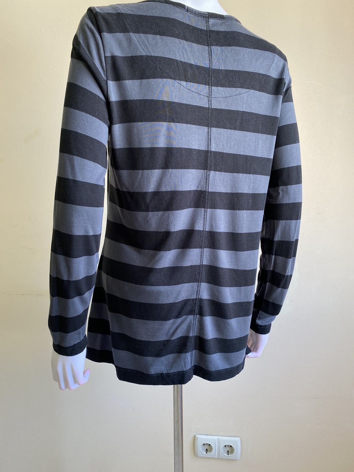 Gudrun Sjoden Gudrun Sjoden Womens Striped Black/Grey Long Sleeve Top Size M / US 6-8 / IT 42-44 - 8 Thumbnail