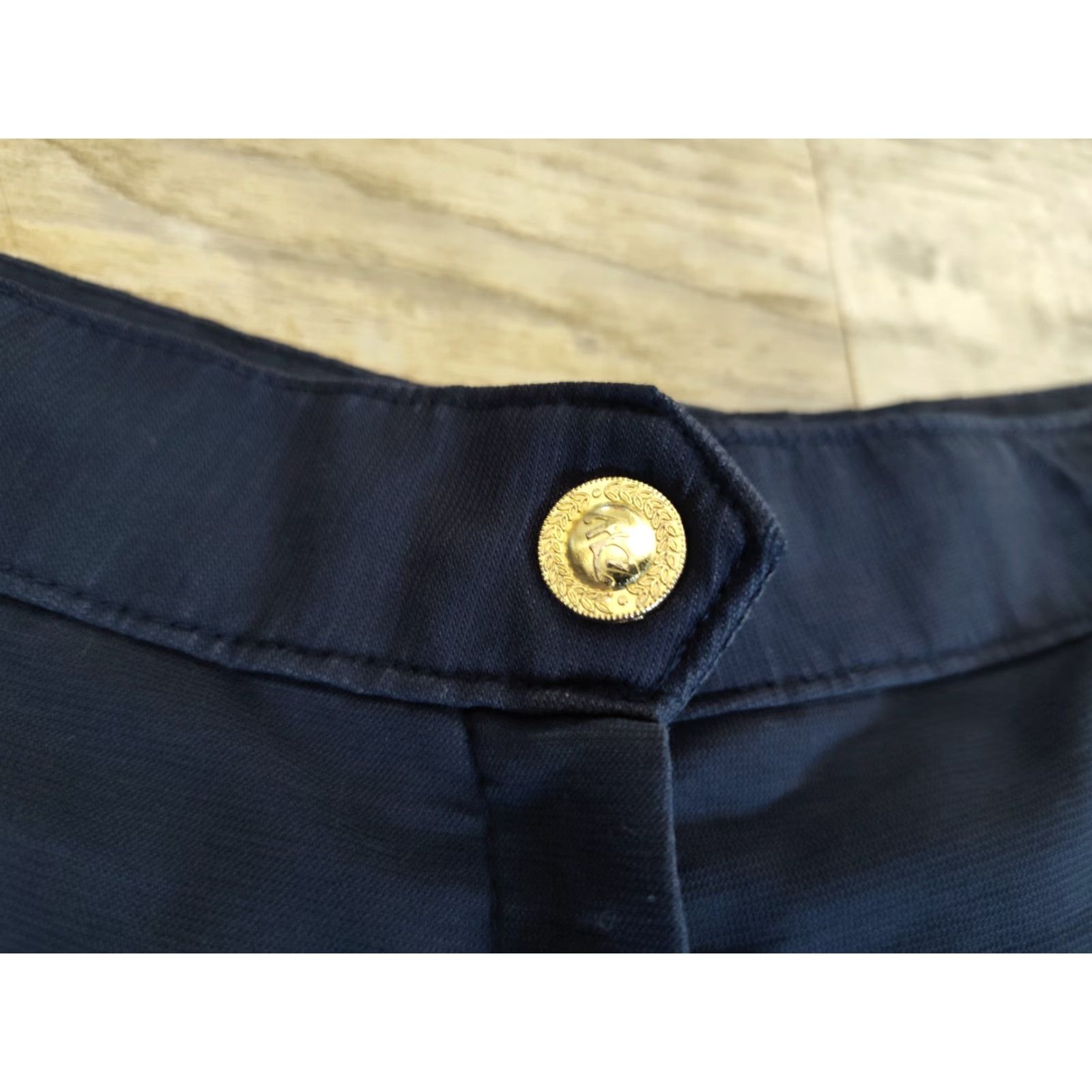 Vintage VTG Daewon Men's Golf Shorts Embroidered Monkey Blue Size 34x8 Size US 34 / EU 50 - 3 Thumbnail