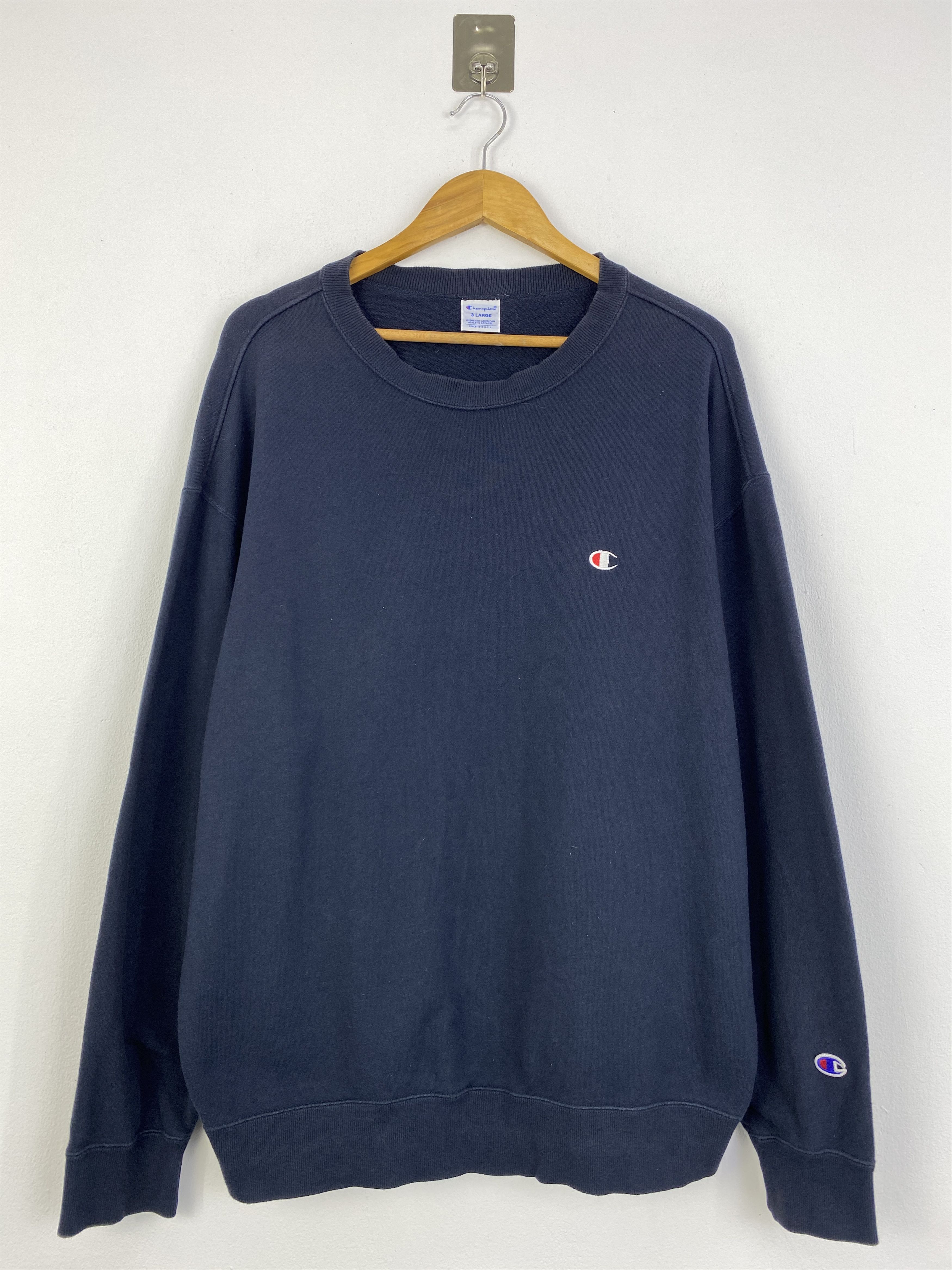 Champion Vintage Champion Plain Crewneck Sweatshirt SH0064 Size US XXL / EU 58 / 5 - 1 Thumbnail