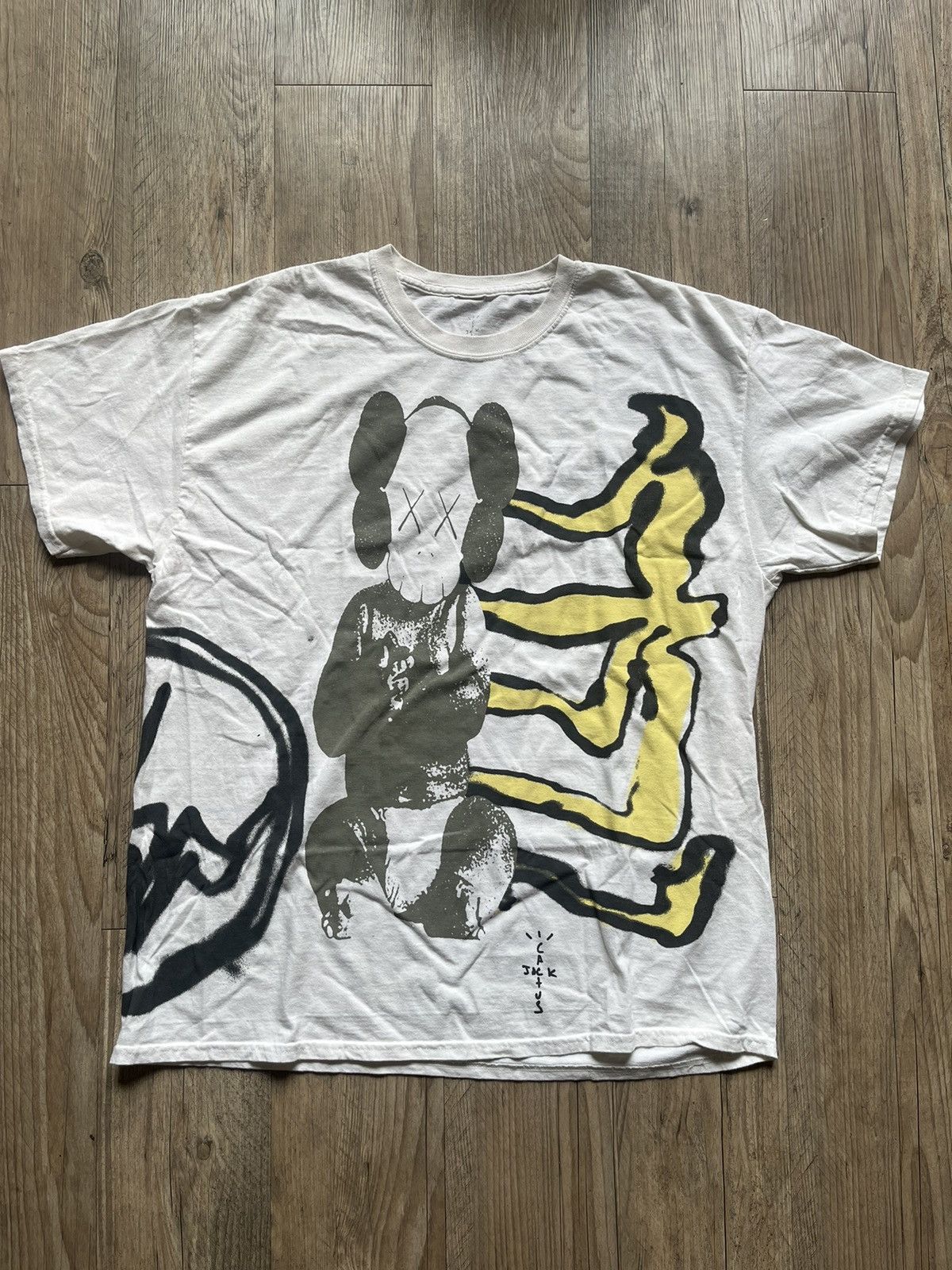 Travis Scott Cactus Jack x Kaws Fragment - Short Sleeve T Shirts 