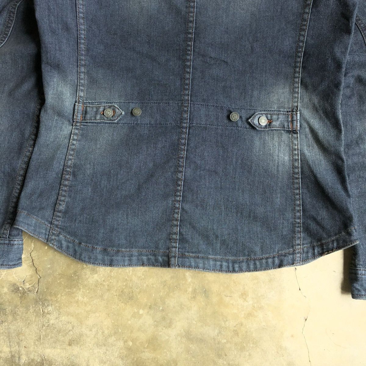 Nicole Club 2000s Nicole Club For Men Biker Denim Jacket Blue Indigo Size US M / EU 48-50 / 2 - 13 Thumbnail