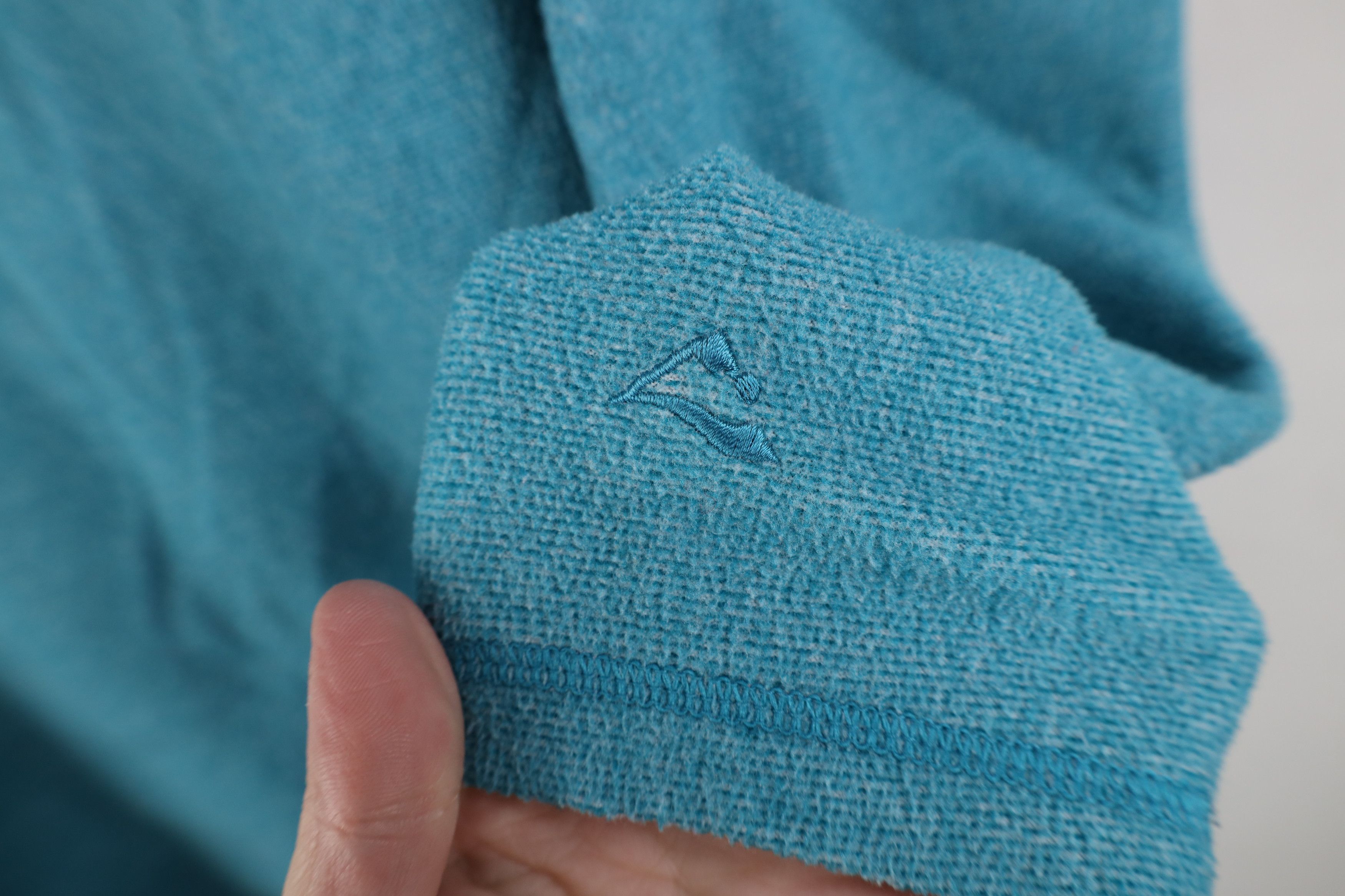 Vintage Alpine Design Fleece 1/4 Half Zip Pullover Sweater Blue Size L / US 10 / IT 46 - 4 Thumbnail