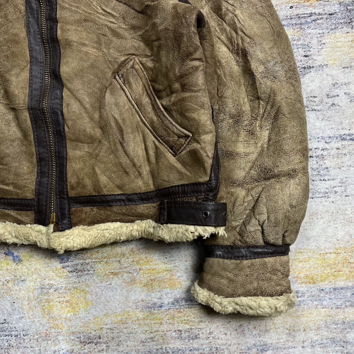 Schott Vintage 80s / 90s Schott B-3 flight shearling leather jacket Size US L / EU 52-54 / 3 - 7 Thumbnail
