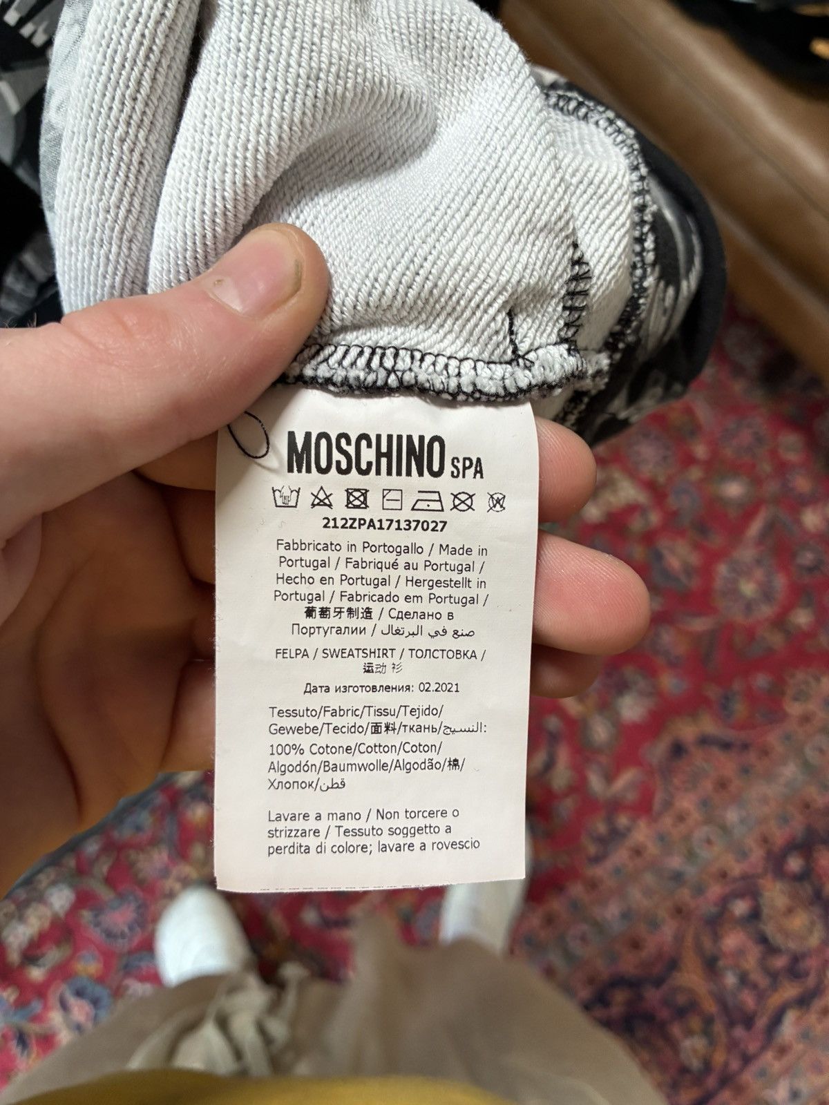 Moschino Moschino Couture All Over Logo Compass Crewneck Sweatshirt Size US M / EU 48-50 / 2 - 5 Thumbnail