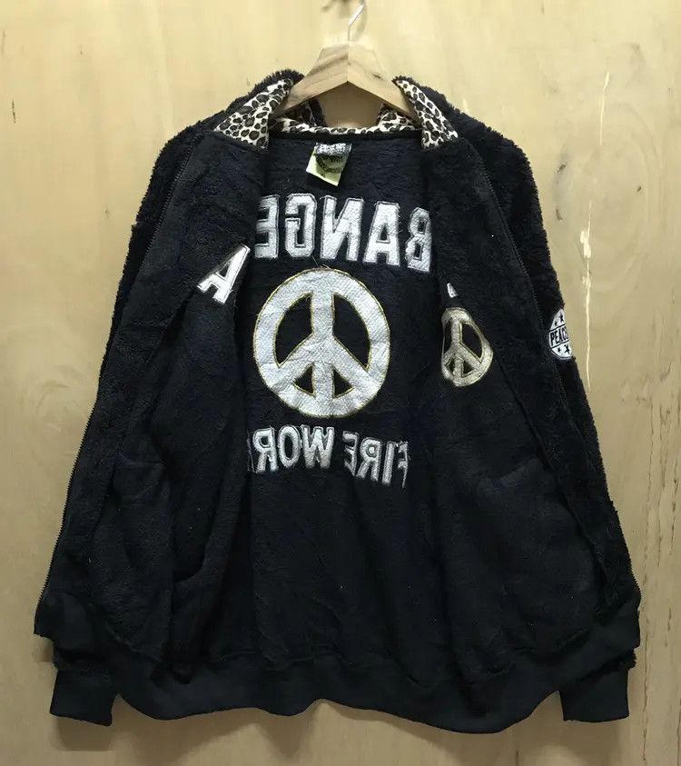 Japanese Brand Strange Heaven Surf Style Fleece Hoodies Size XXL / US 16-18 / IT 52-54 - 2 Thumbnail