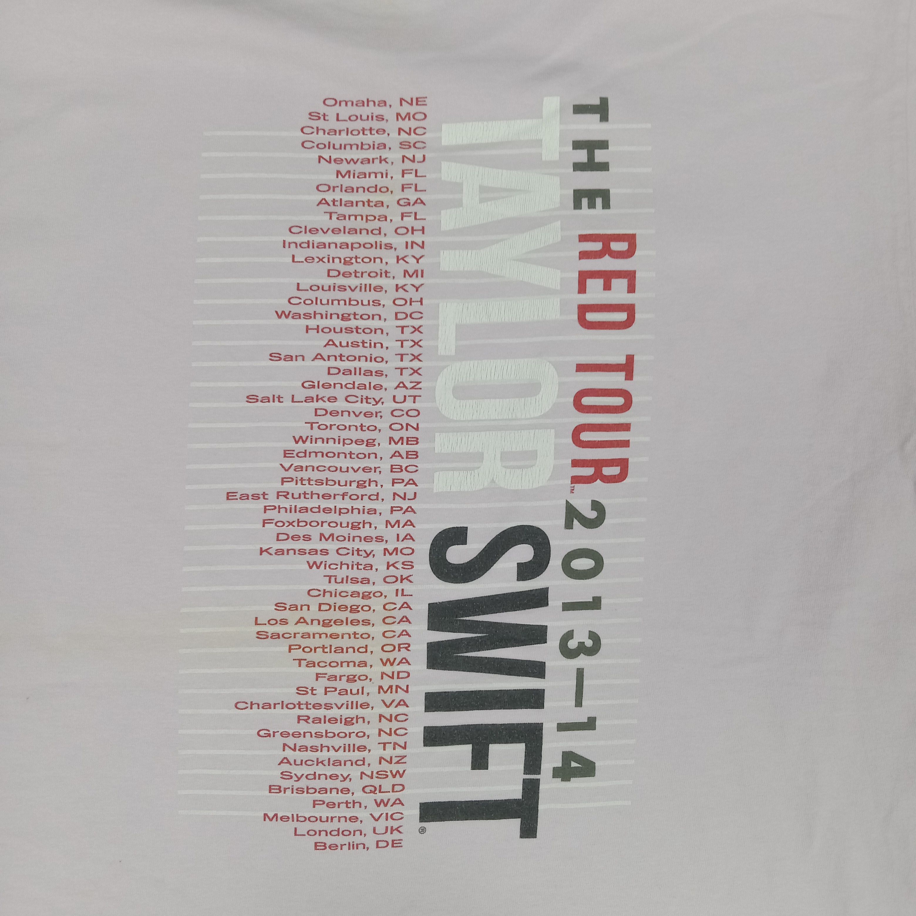 Band Tees × Vintage Taylor Swift American Singer Songwriter Tshirt Size US M / EU 48-50 / 2 - 5 Thumbnail