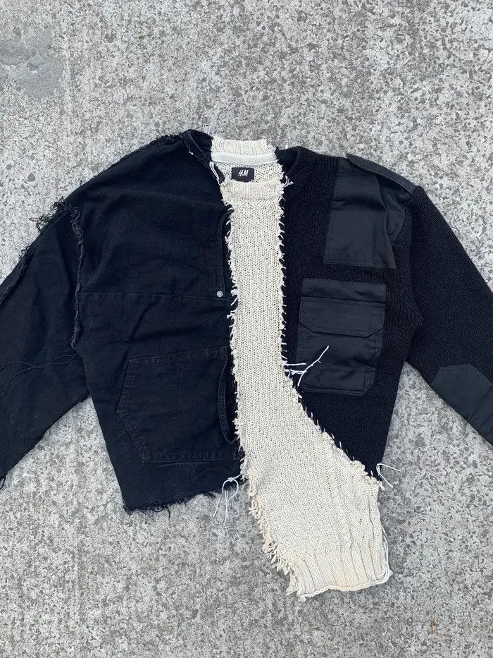 Japanese Brand HANDMADE FROM PARIS AVANTGARDE DARKBLACK FREE WW SHIPPING Size US XL / EU 56 / 4 - 4 Thumbnail