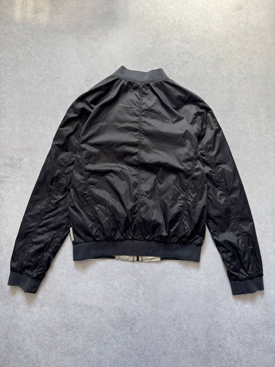 Armani Vintage Armani Jeans Reversible Nylon Bomber Jacket Size US S / EU 44-46 / 1 - 3 Thumbnail