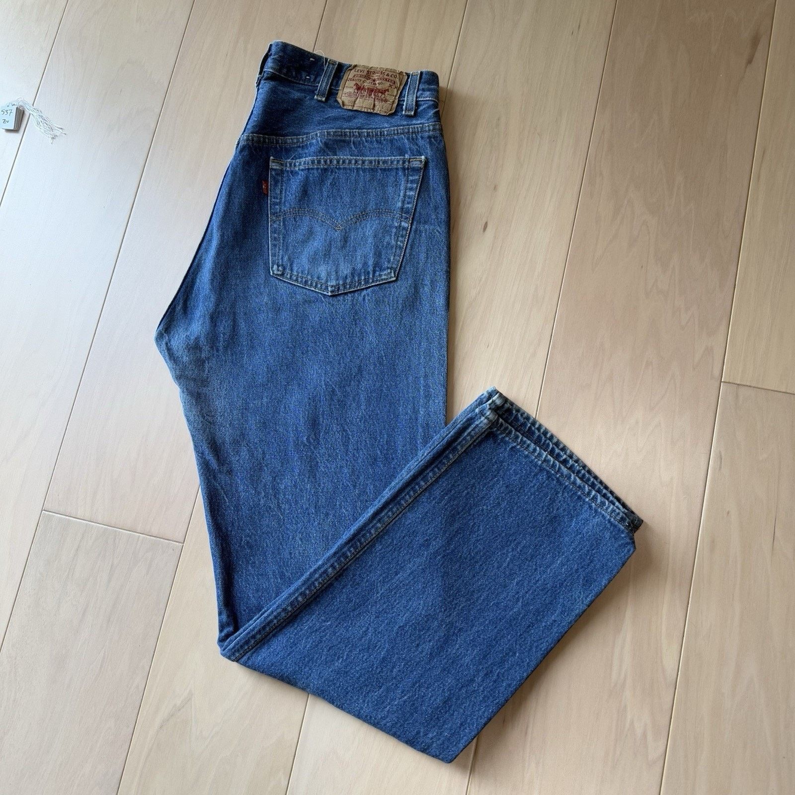 Levi's Vintage Levis 501 Jeans 37 Blue 80s Dark Wash Made in USA Size US 37 - 10 Thumbnail
