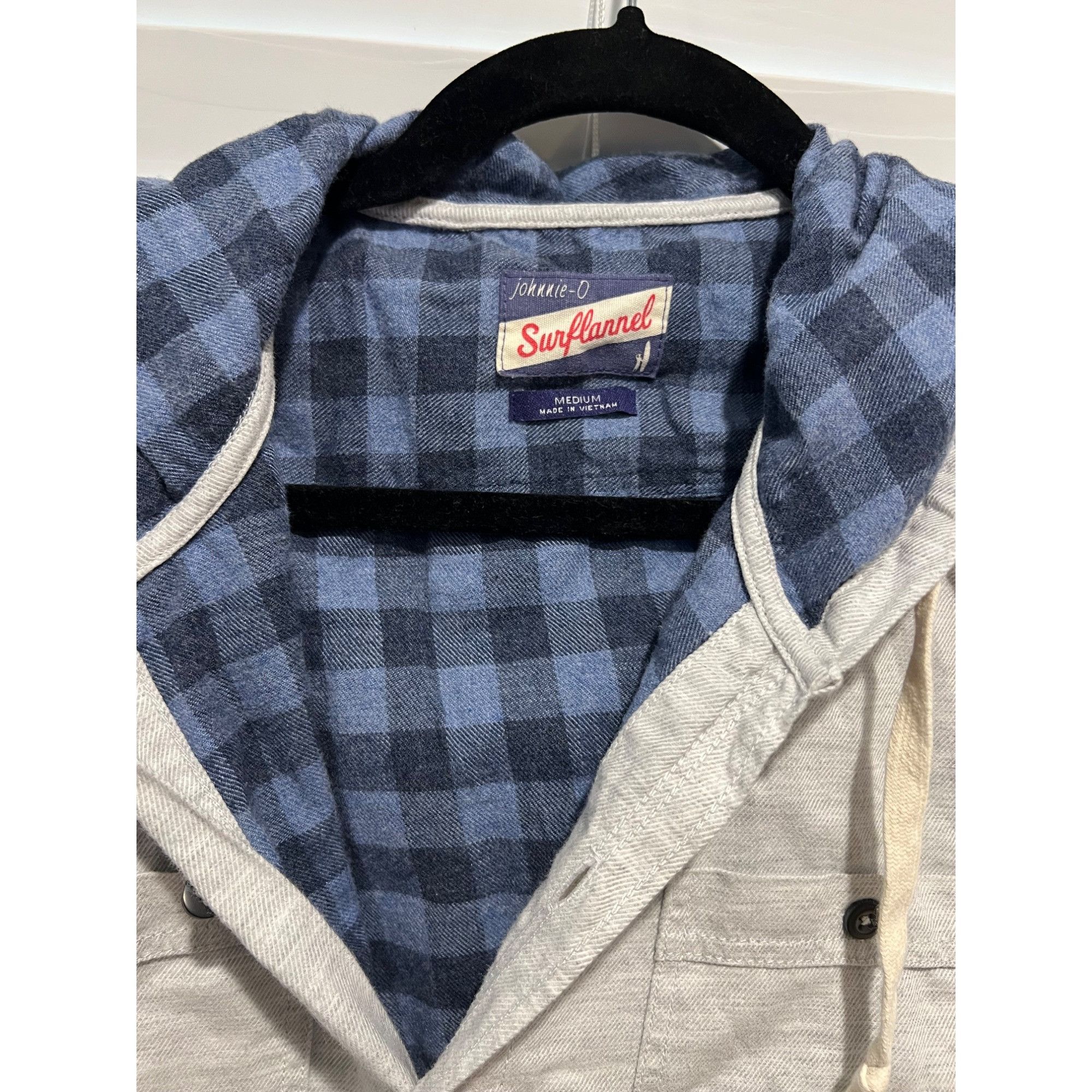 johnnie-O Johnnie-O Cotton Button Up Hoodie - Size M Size US M / EU 48-50 / 2 - 2 Thumbnail