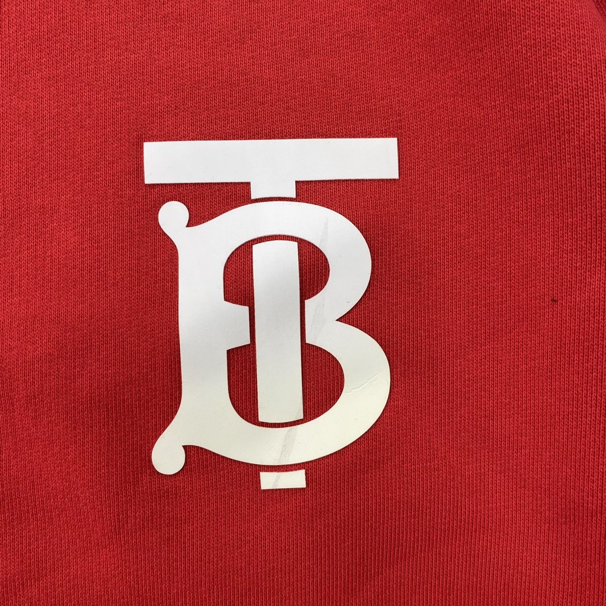 Burberry 🇵🇹Luxury Burberry TB Logo Printed Red Sweatshirt Size US S / EU 44-46 / 1 - 8 Thumbnail