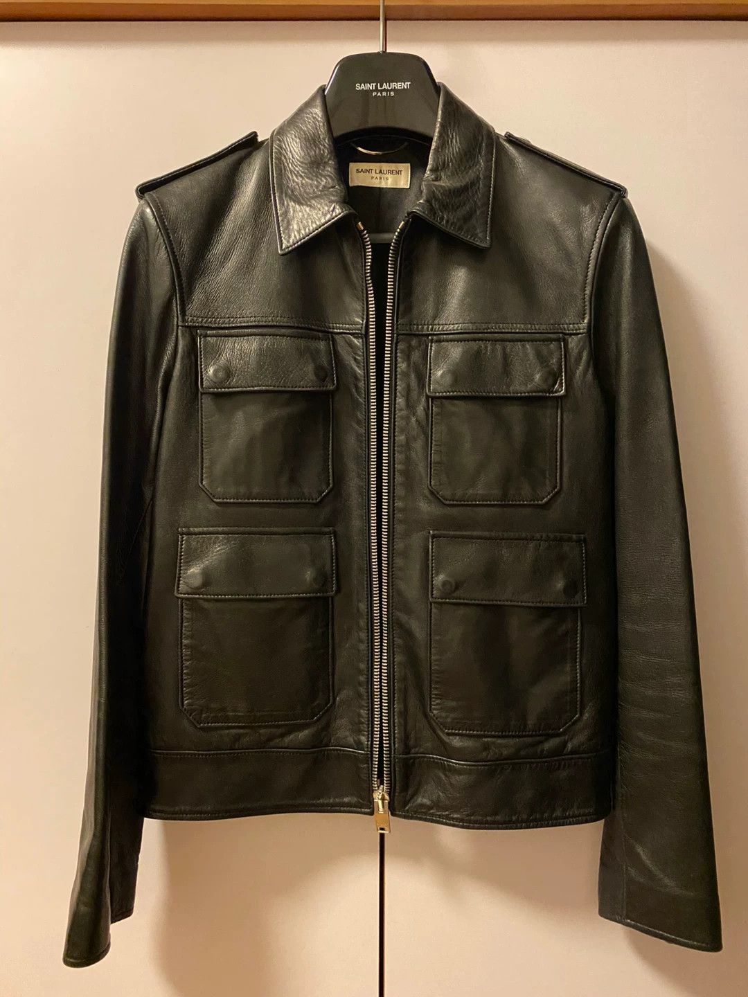 Saint Laurent Paris Saint Laurent Paris First year four bag leather jacket Size US M / EU 48-50 / 2 - 1 Thumbnail