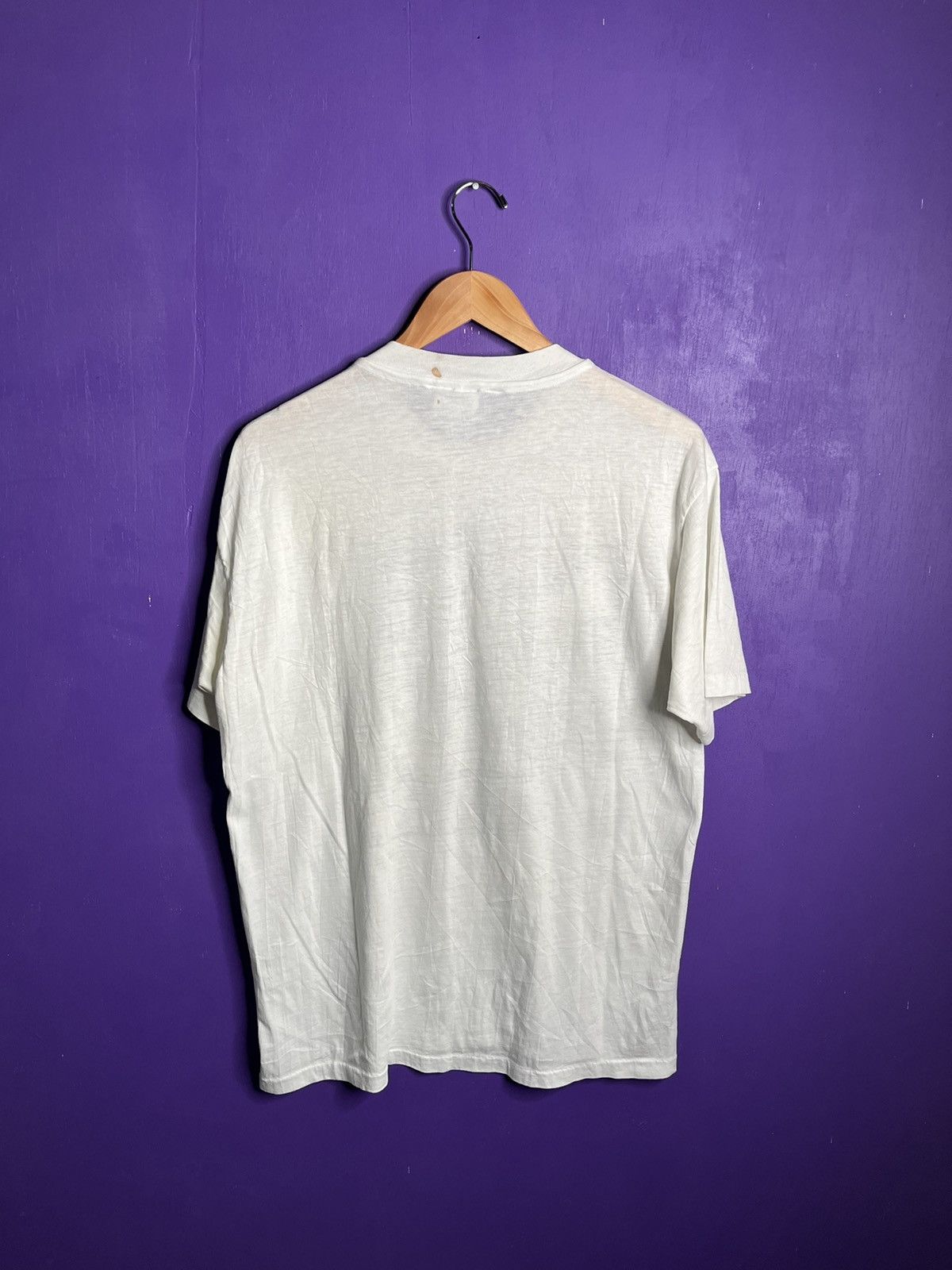 Vintage Vintage 80s Second self faces art t-shirt Size US L / EU 52-54 / 3 - 2 Thumbnail