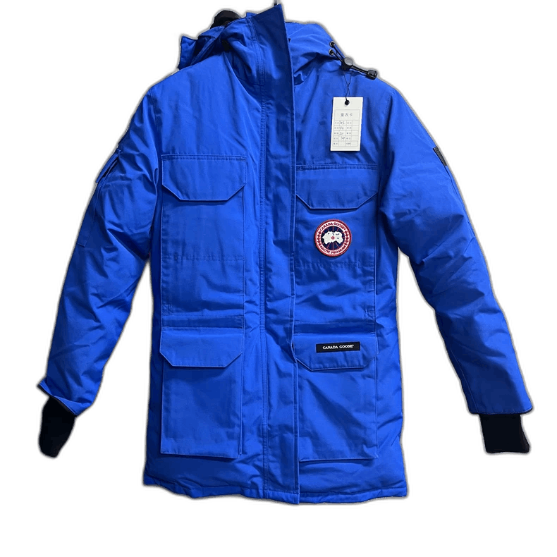 Canada Goose Canada Goose Blue Hooded Expedition Jacket Size US XXS / EU 40 - 1 Thumbnail