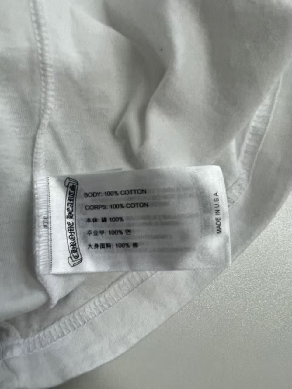 Chrome Hearts Chrome Hearts Paris Exclusive BS Fleur White Long Sleeve Tee Size US XXL / EU 58 / 5 - 8 Thumbnail
