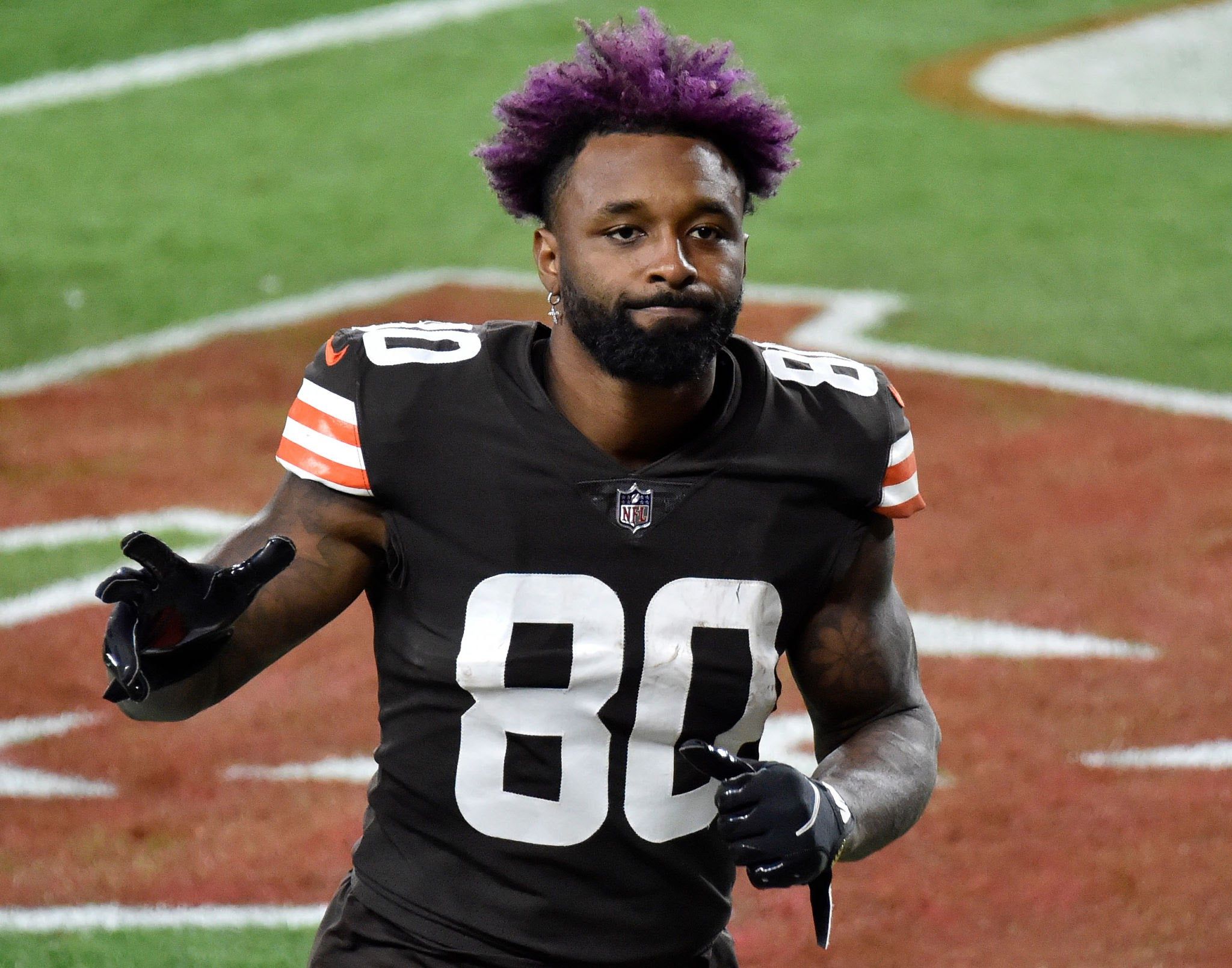 Nike Nike Jarvis Landry Cleveland Browns Vapor Limited Jersey Size US L / EU 52-54 / 3 - 12 Thumbnail