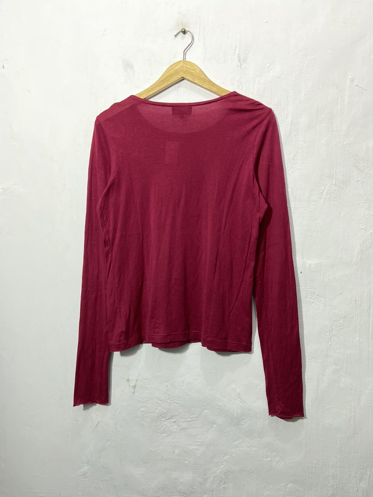 agnes b. Agnes B Long Sleeve Stretch Tshirt Size M / US 6-8 / IT 42-44 - 10 Thumbnail