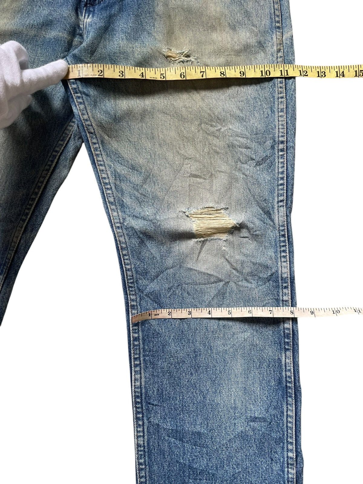 Vintage Vintage Wrangler Bluebell 60s Straight Fit Jeans Size US 32 / EU 48 - 17 Thumbnail