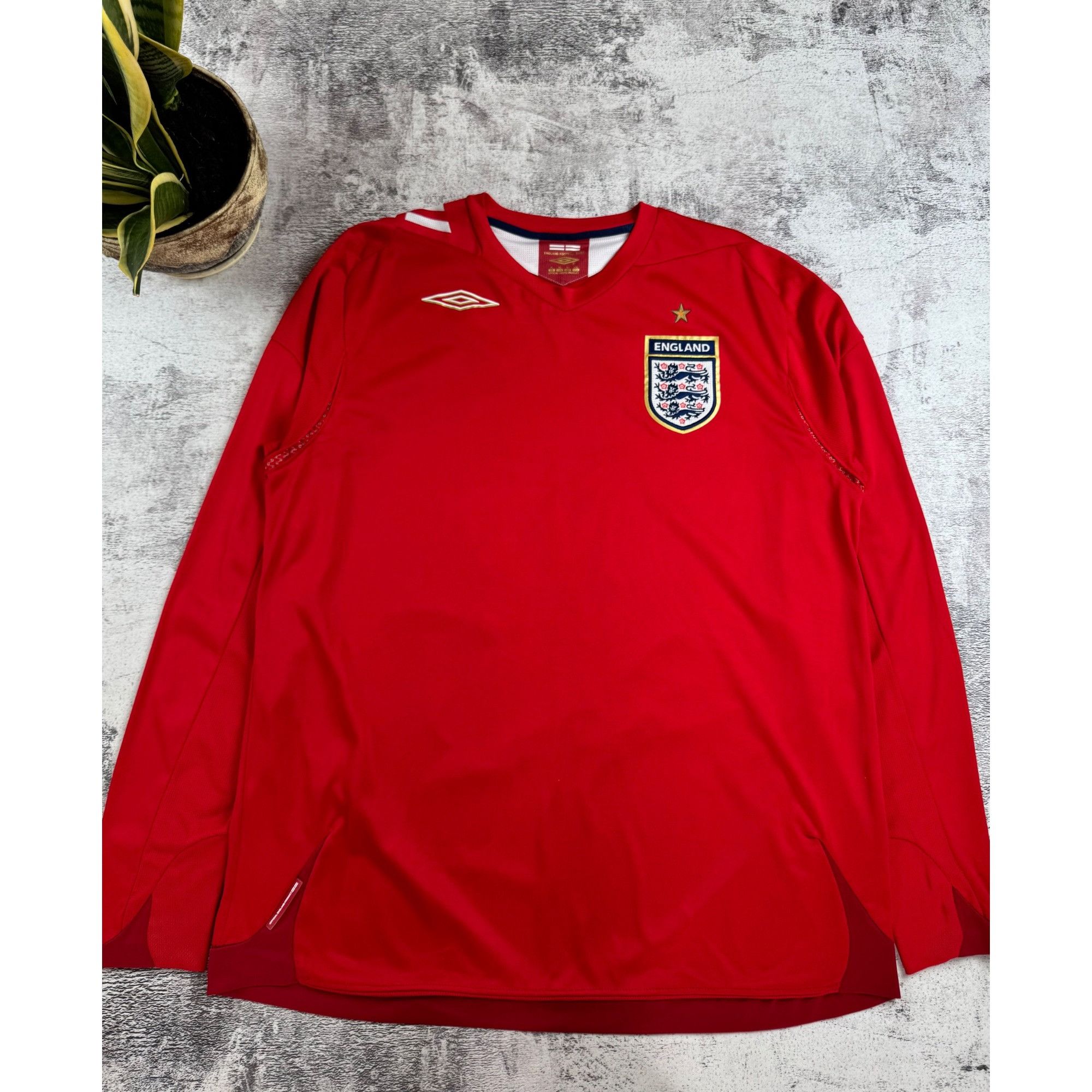 Umbro Vintage England 2006/2008 Away Long Sleeve Umbro National So Size US XL / EU 56 / 4 - 2 Thumbnail