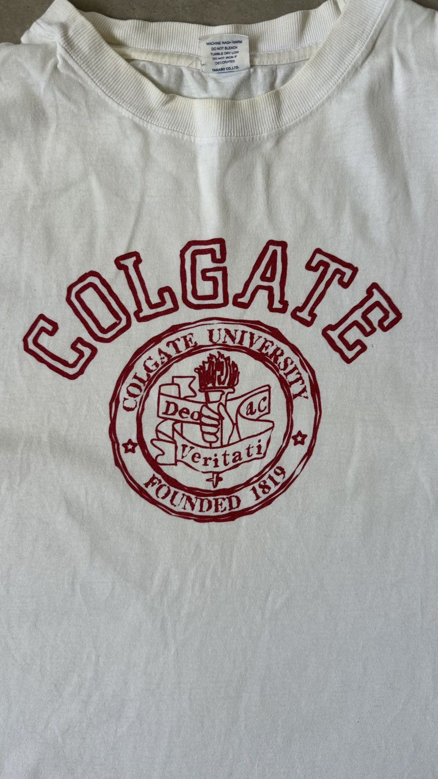 BARNS OUTFITTERS VINTAGE DARNS COLGATE UNIVERSITY TEE Size US M / EU 48-50 / 2 - 2 Thumbnail
