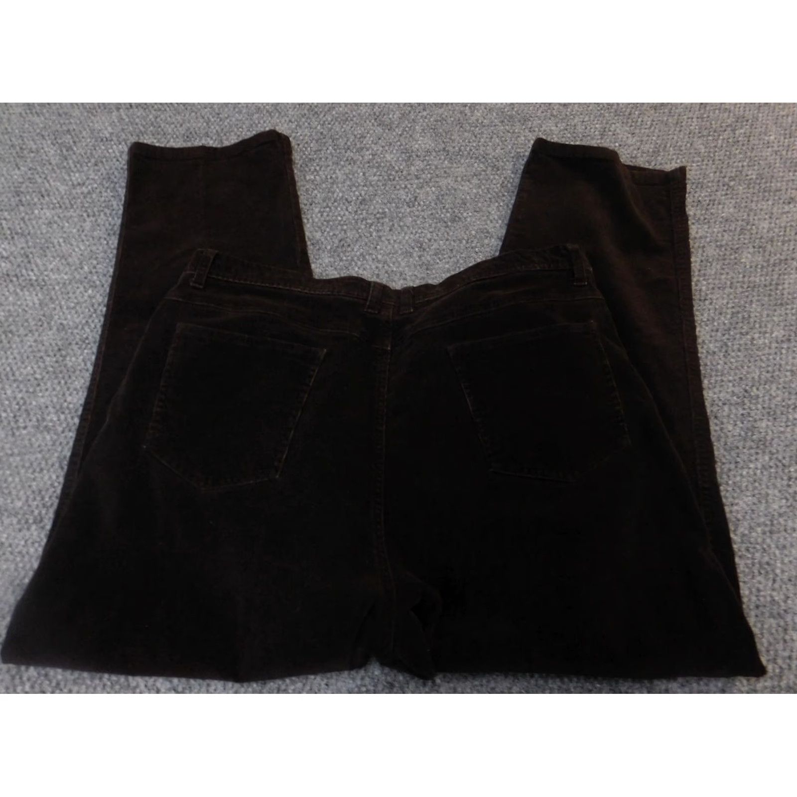 Bill Blass Bill Blass Womens Pants 18W Brown Corduroy Straight Stretch 28in Inseam Plus Size Chino Casual Business Womens Size 40" / US 18 - 5 Thumbnail