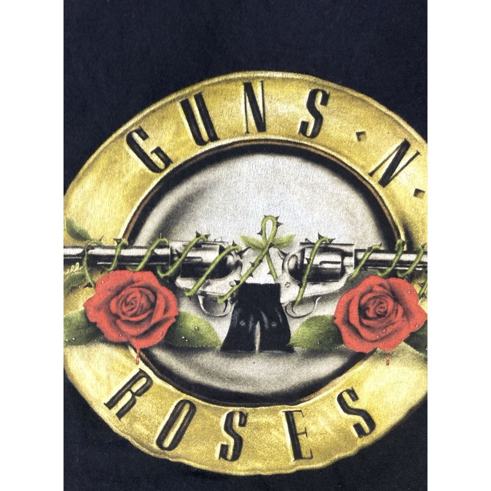 Vintage Guns N' Roses Logo Graphic T-shirt Men Large Black Short Sleeve Band Music Shirt Size US L / EU 52-54 / 3 - 2 Thumbnail