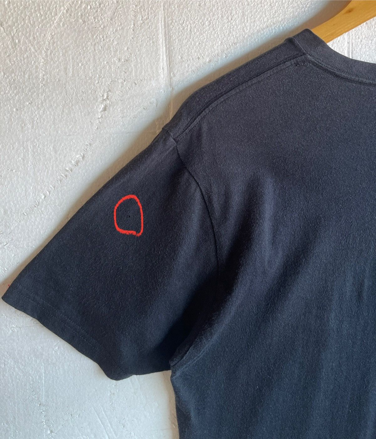 Wtaps Vintage 💢WTAPS💢 V NECK Trashed FADED BLACK TSHIRT Size US M / EU 48-50 / 2 - 10 Thumbnail