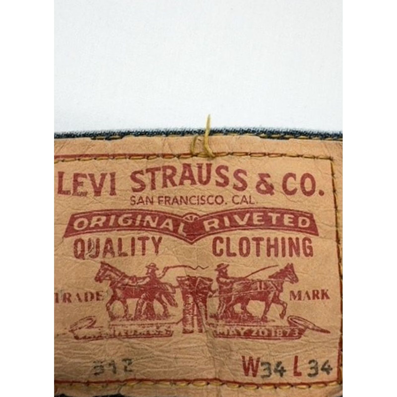 Levi's Levi's Men's Blue Denim Bootcut Shorts Size W34 Stonewash Size US 34 / EU 50 - 4 Thumbnail