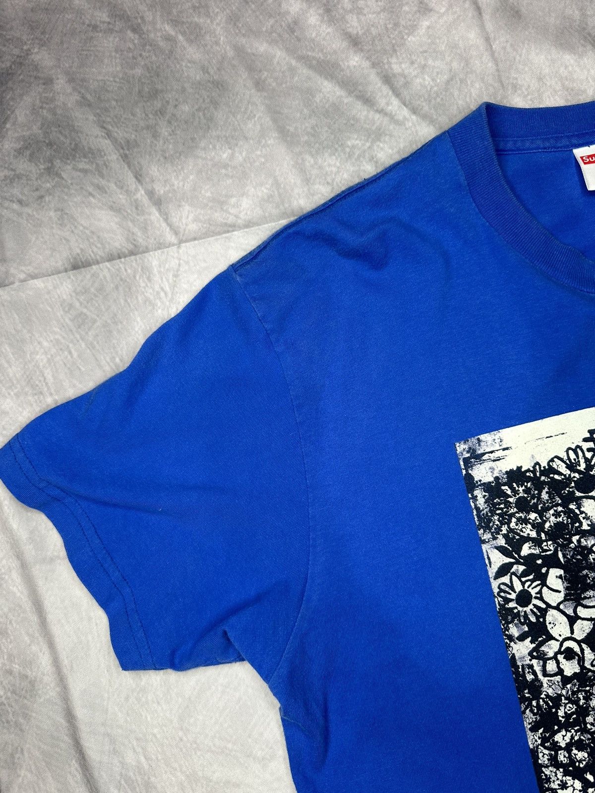 Supreme × Vintage New Christopher Wool x Supreme 1995 Tee - Blue Size US L / EU 52-54 / 3 - 4 Thumbnail