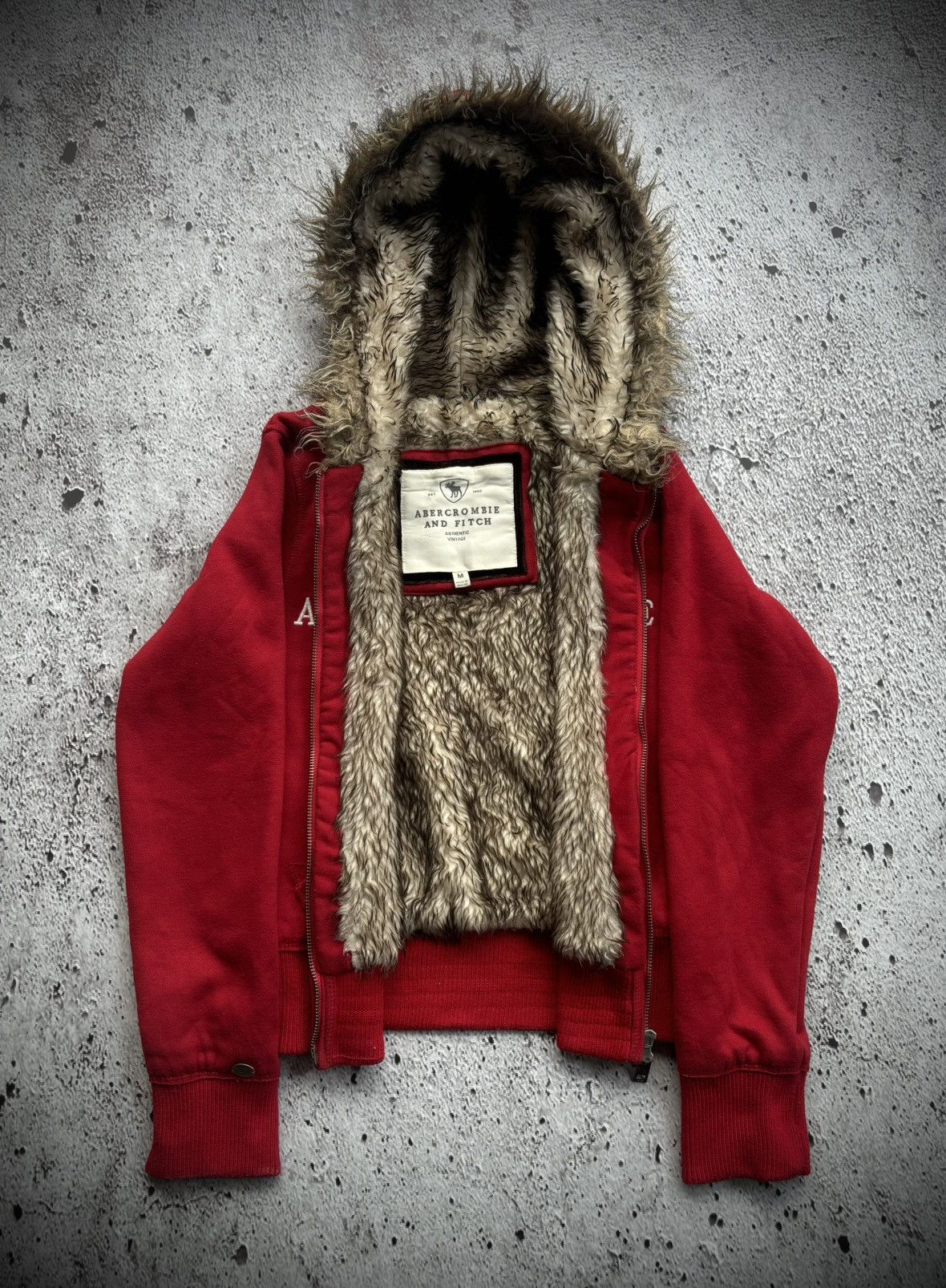 If Six Was Nine Y2k Abercrombie Punk Style Fur Hoodie Size US M / EU 48-50 / 2 - 2 Thumbnail