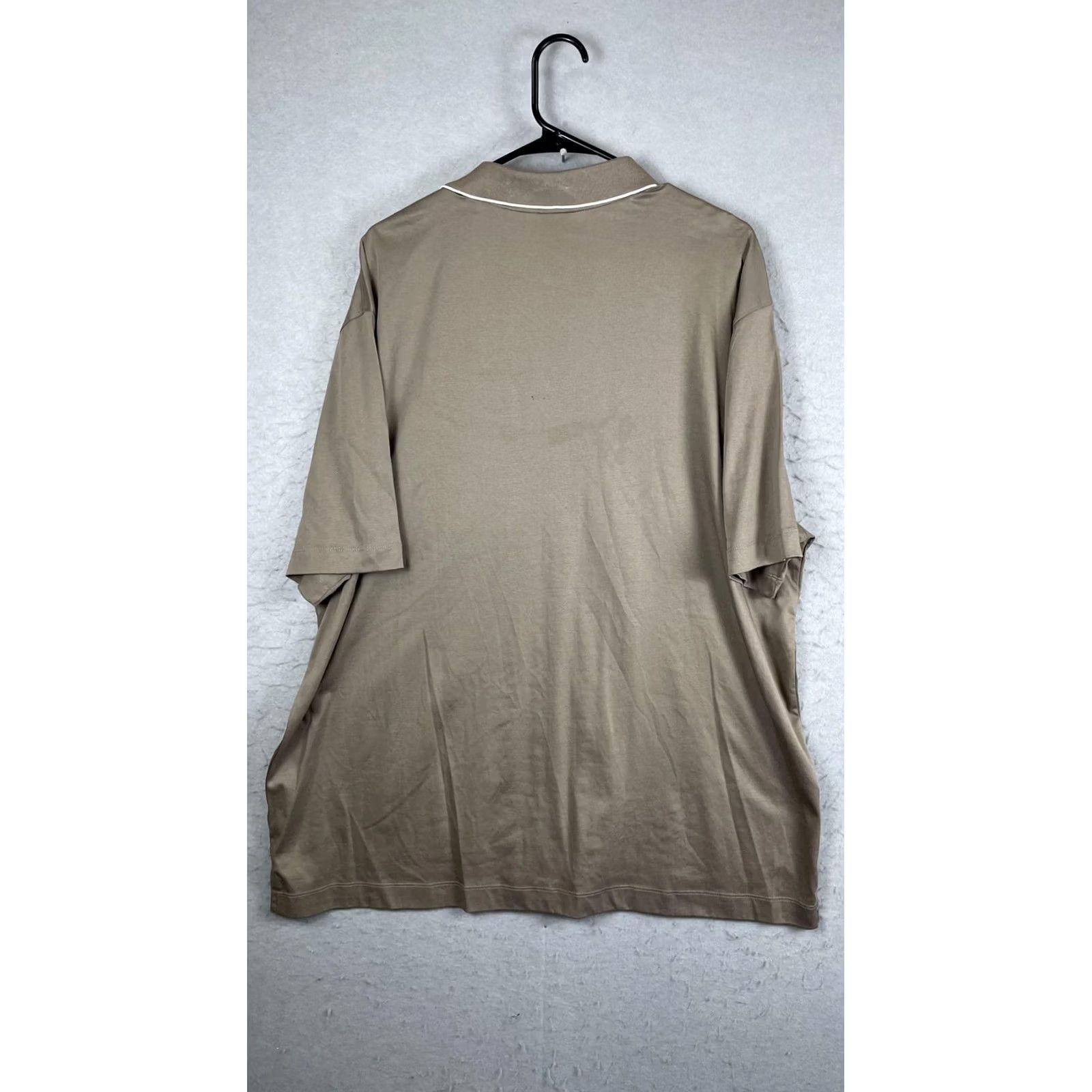 Banana Republic Banana Republic Sleepwear Shirt Mens 3XL Beige Luxe Touch Short Sleeve Pajama Size US XXL / EU 58 / 5 - 5 Thumbnail