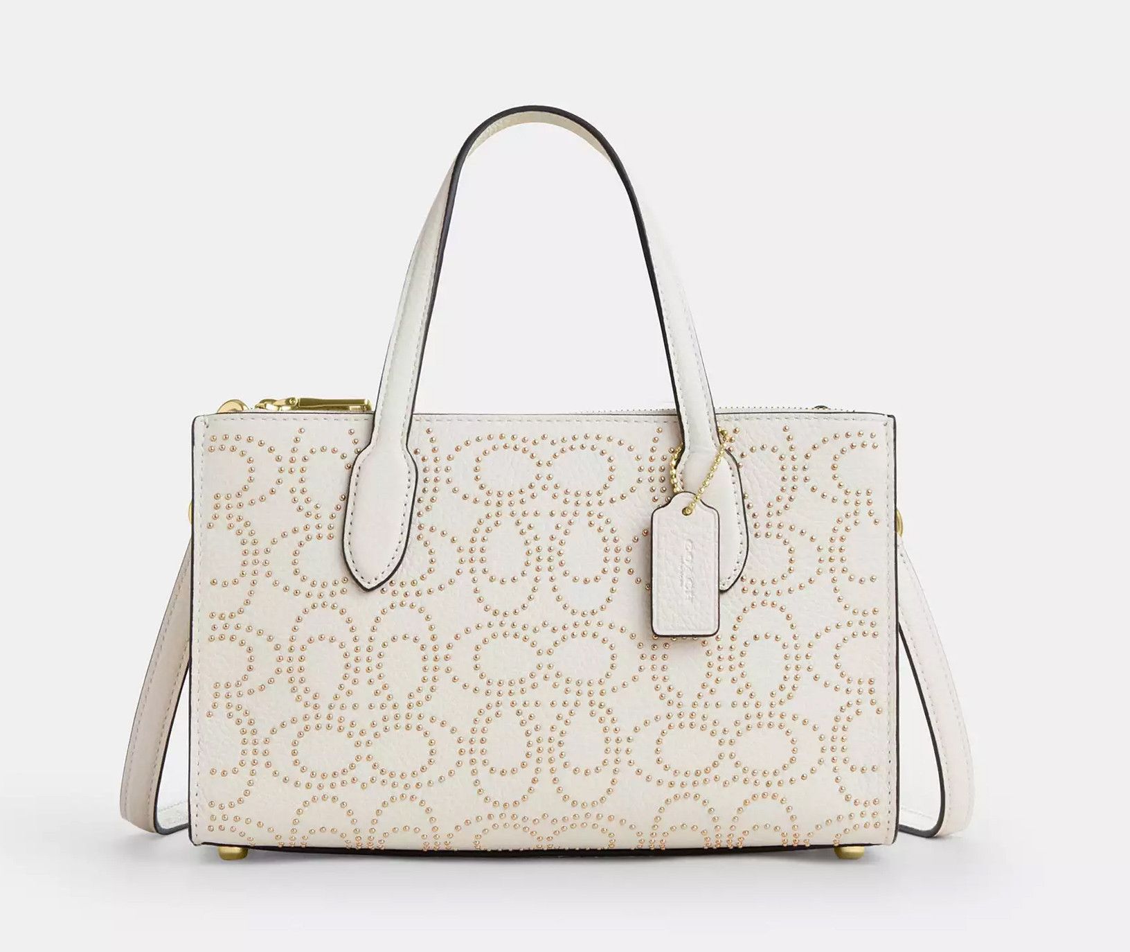 Coach Nina Small Tote Bag With Signature Rivets CX266 Size ONE SIZE - 5 Thumbnail