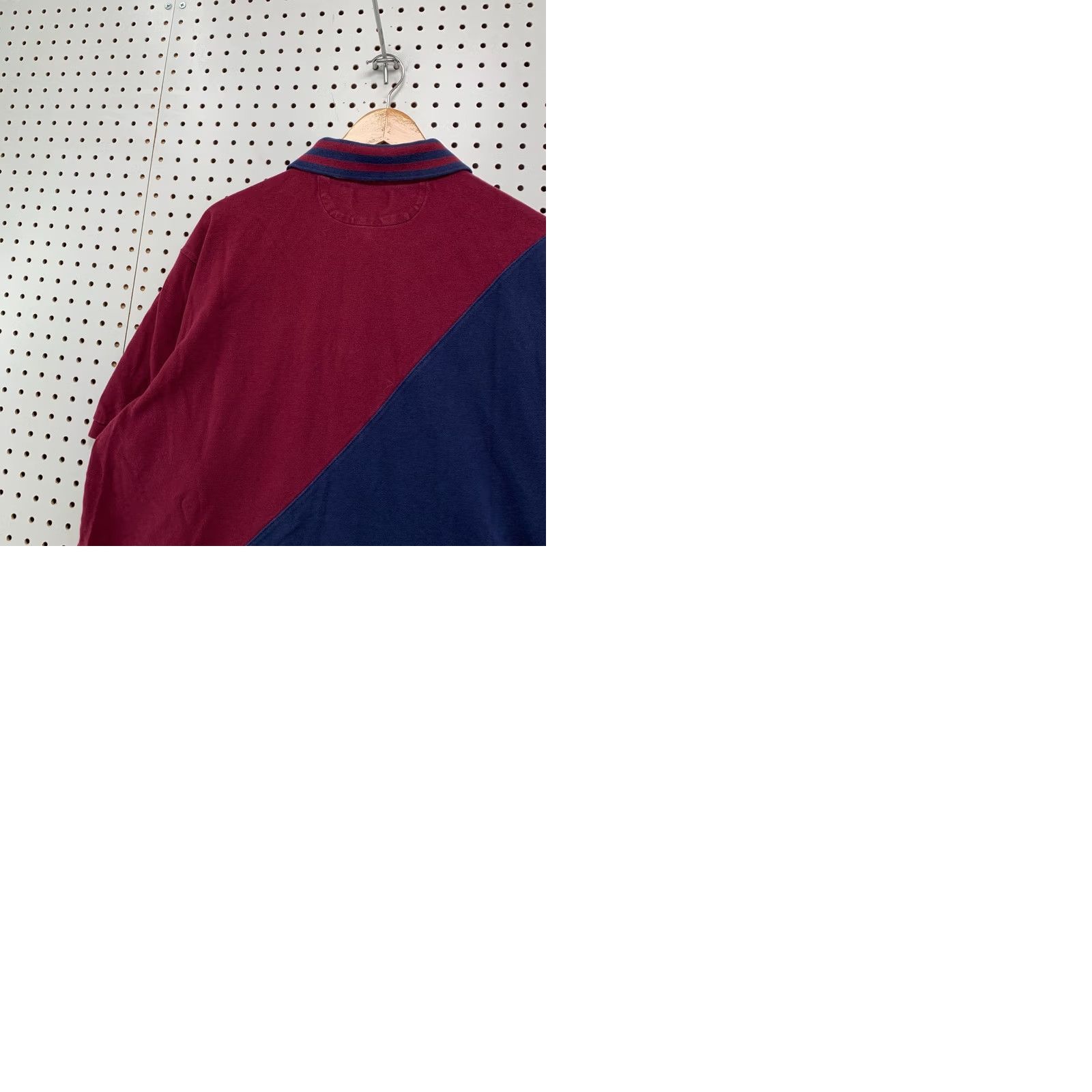 Polo Ralph Lauren Polo Ralph Lauren Rugby Shirt Men XLT Tall Colorblock Embroidered Blue Red Polo Shirt Size US XL / EU 56 / 4 - 9 Thumbnail