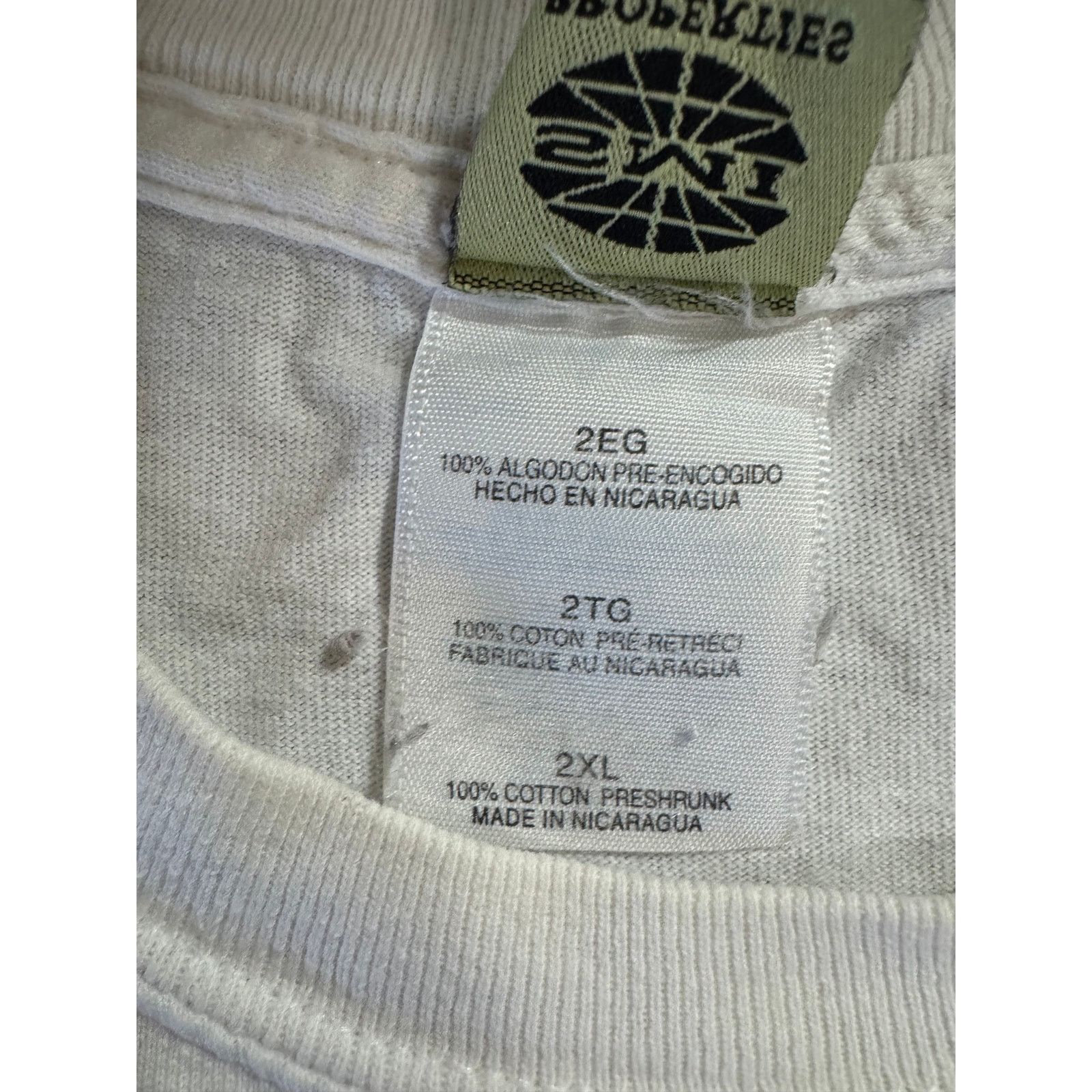 NASCAR NASCAR Tee Bristol Motor Speedway Oversized Men's 2XL White Size US XXL / EU 58 / 5 - 3 Thumbnail