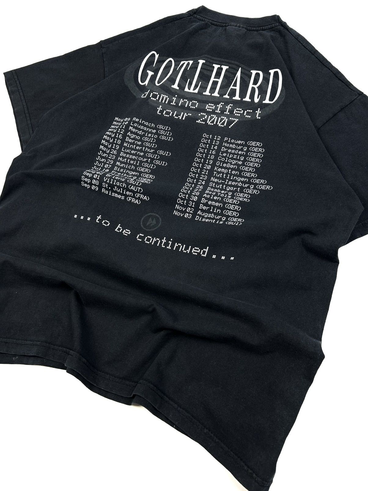 Band Tees GOTTHARD 2007 Vintage T-Shirt Rare Domino Effect Band Tee Size US L / EU 52-54 / 3 - 4 Thumbnail