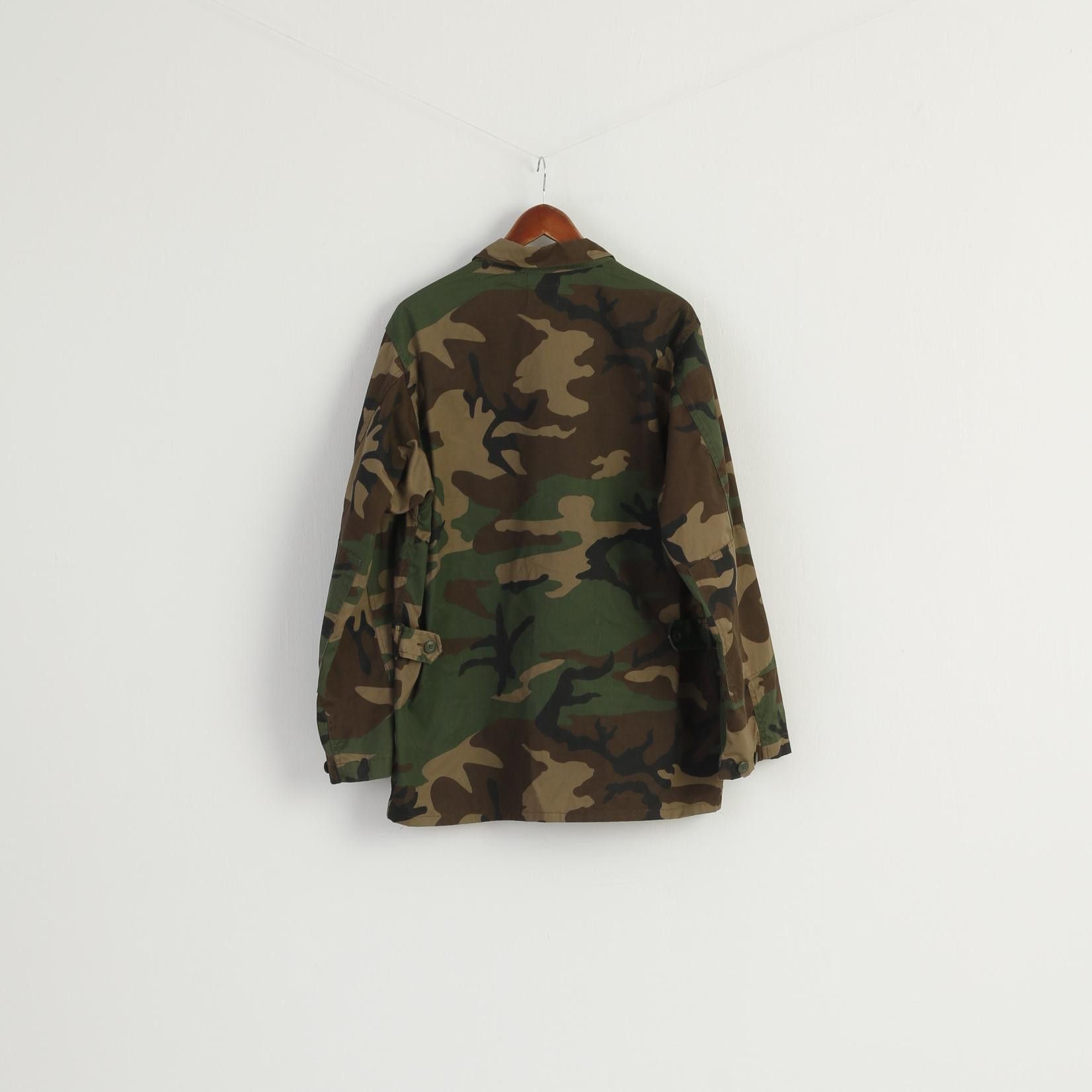 Vintage Fostex Garments Men L Jacket Green Cotton NATO Military 8525 Size US L / EU 52-54 / 3 - 8 Thumbnail