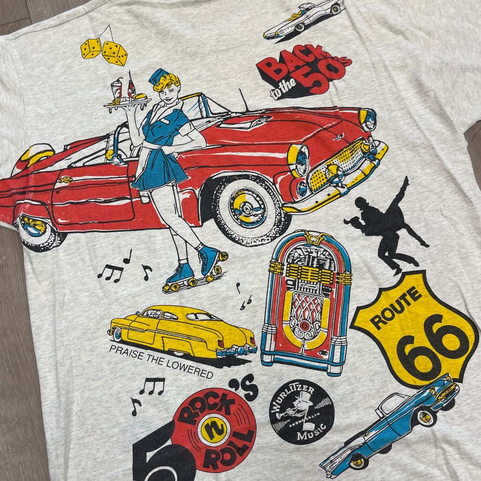 Vintage Vintage 1996 Beach Boys Cruisin Back To The 50's Tee XXL Size US XXL / EU 58 / 5 - 8 Thumbnail
