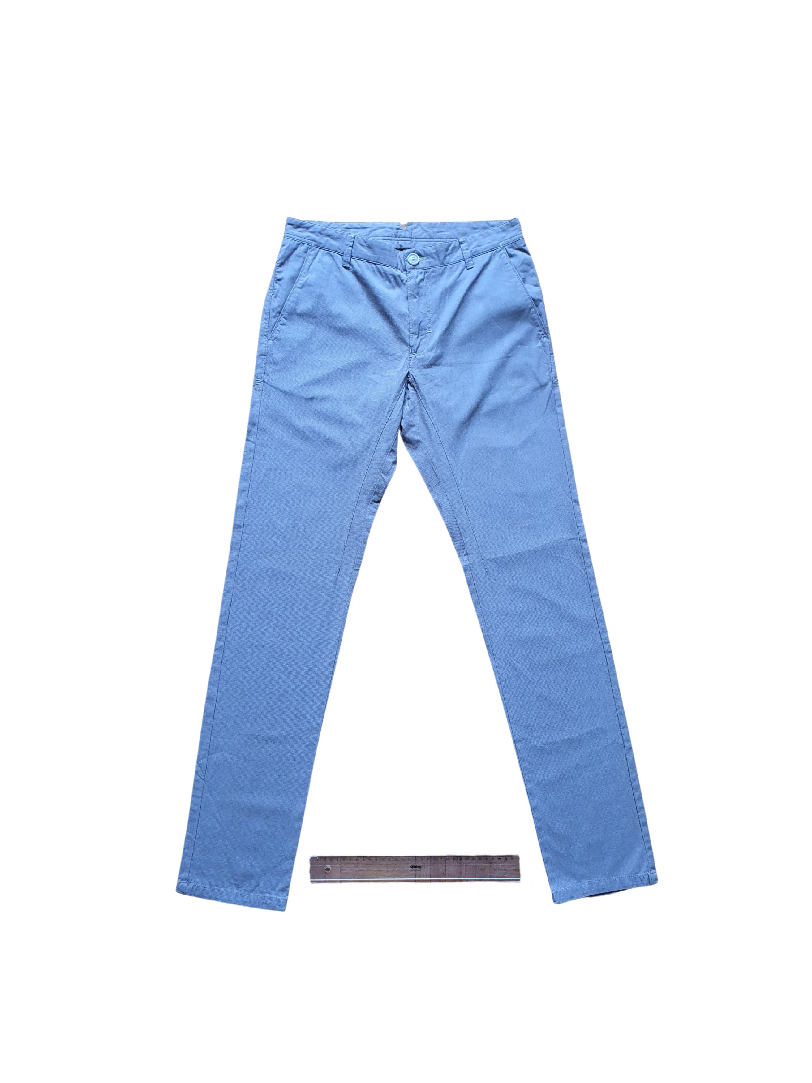Other JOHN BARRITT - Casual Chinos Trousers - Microcheck, Tapered Size US 30 / EU 46 - 1 Thumbnail