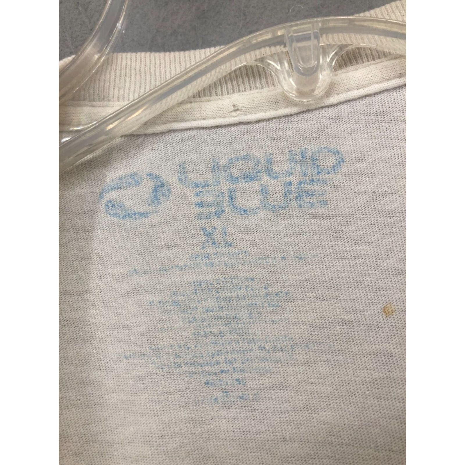 Liquid Blue VINTAGE Liquid Blue Jimi Hendrix Band T-Shirt XL White Graphic Print Men 80s Rock Music Size US XL / EU 56 / 4 - 6 Thumbnail
