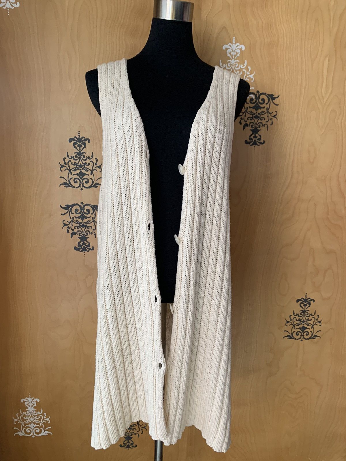 Club Monaco Rare Vintage 90s Club Monaco Long Sleeveless Knit Vest Size M / US 6-8 / IT 42-44 - 10 Thumbnail