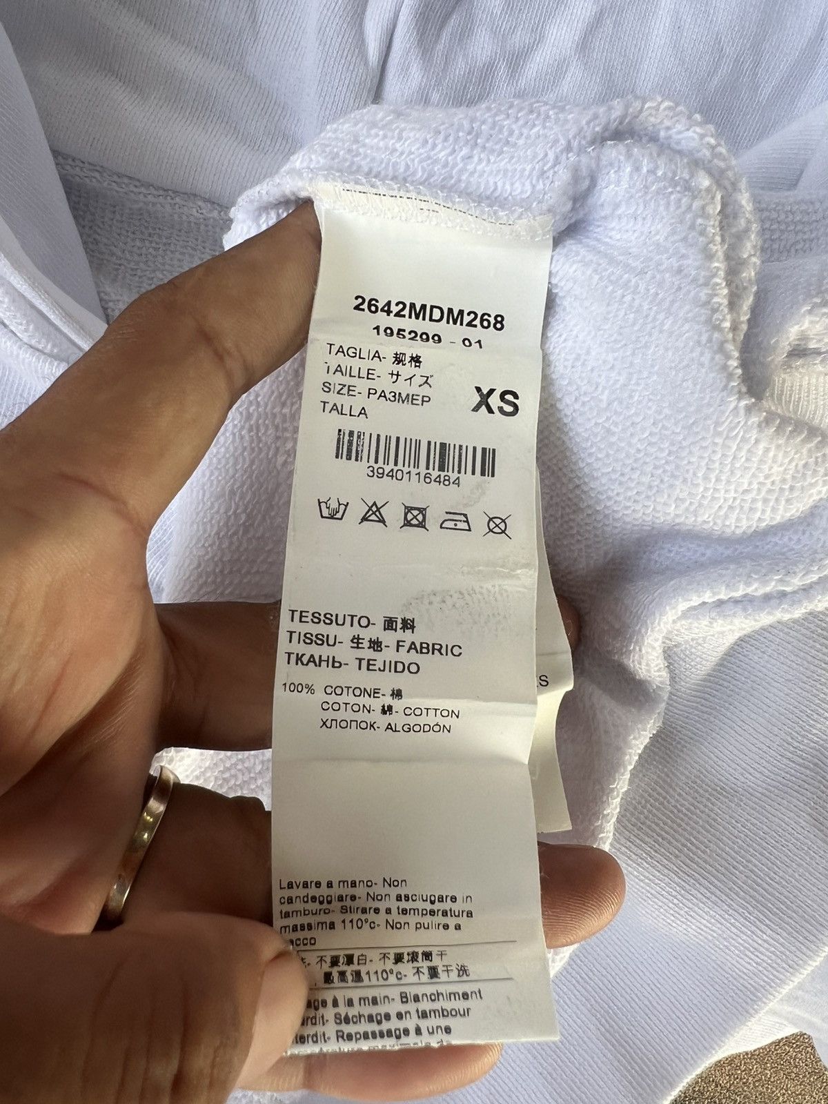 MSGM MSGM hoodie print big logo Size US XS / EU 42 / 0 - 6 Thumbnail