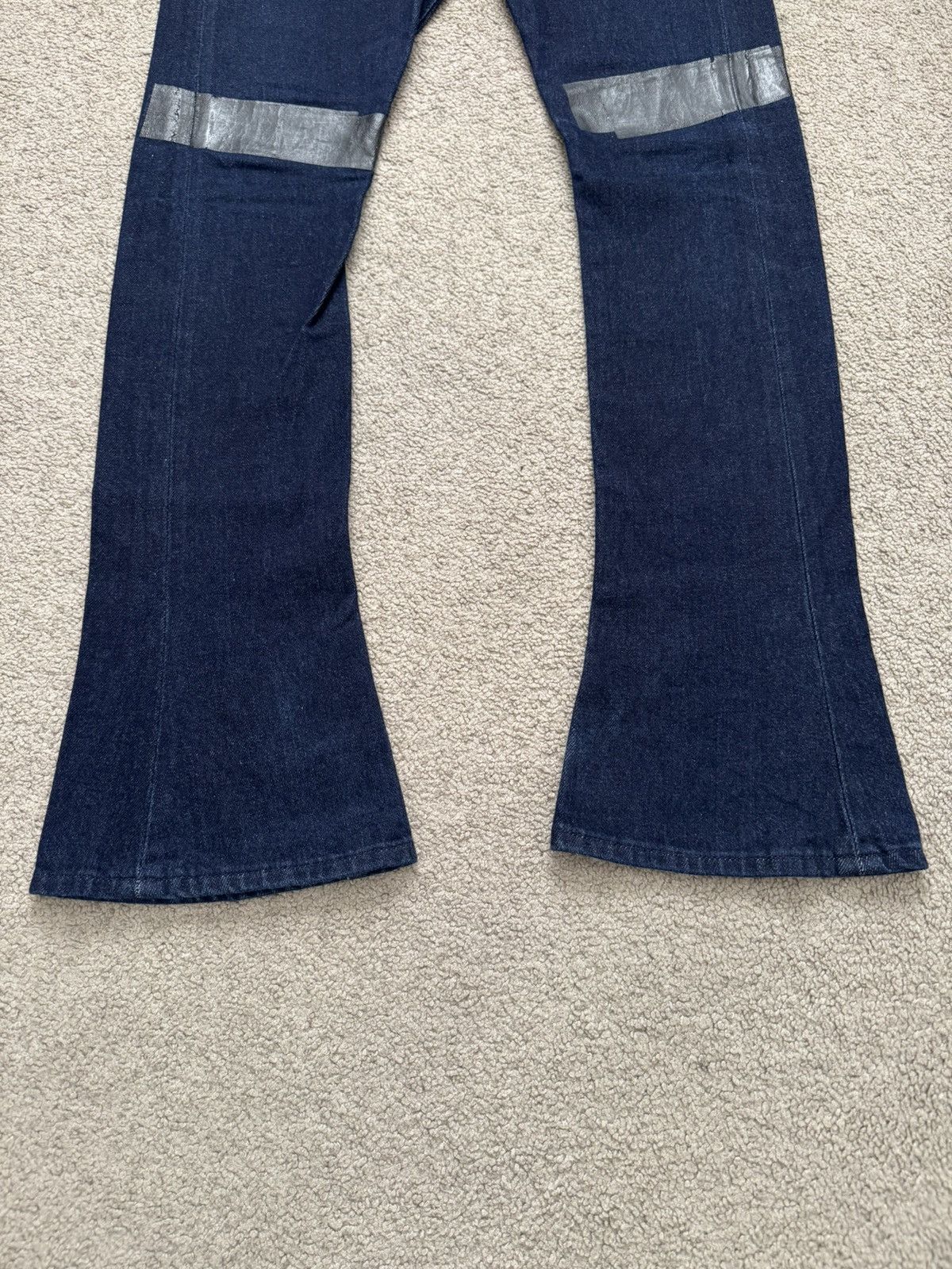 Lad Musician AW07 Lad Musician Indigo Tape Bootcut Flared Denim Jeans Size US 28 / EU 44 - 5 Thumbnail