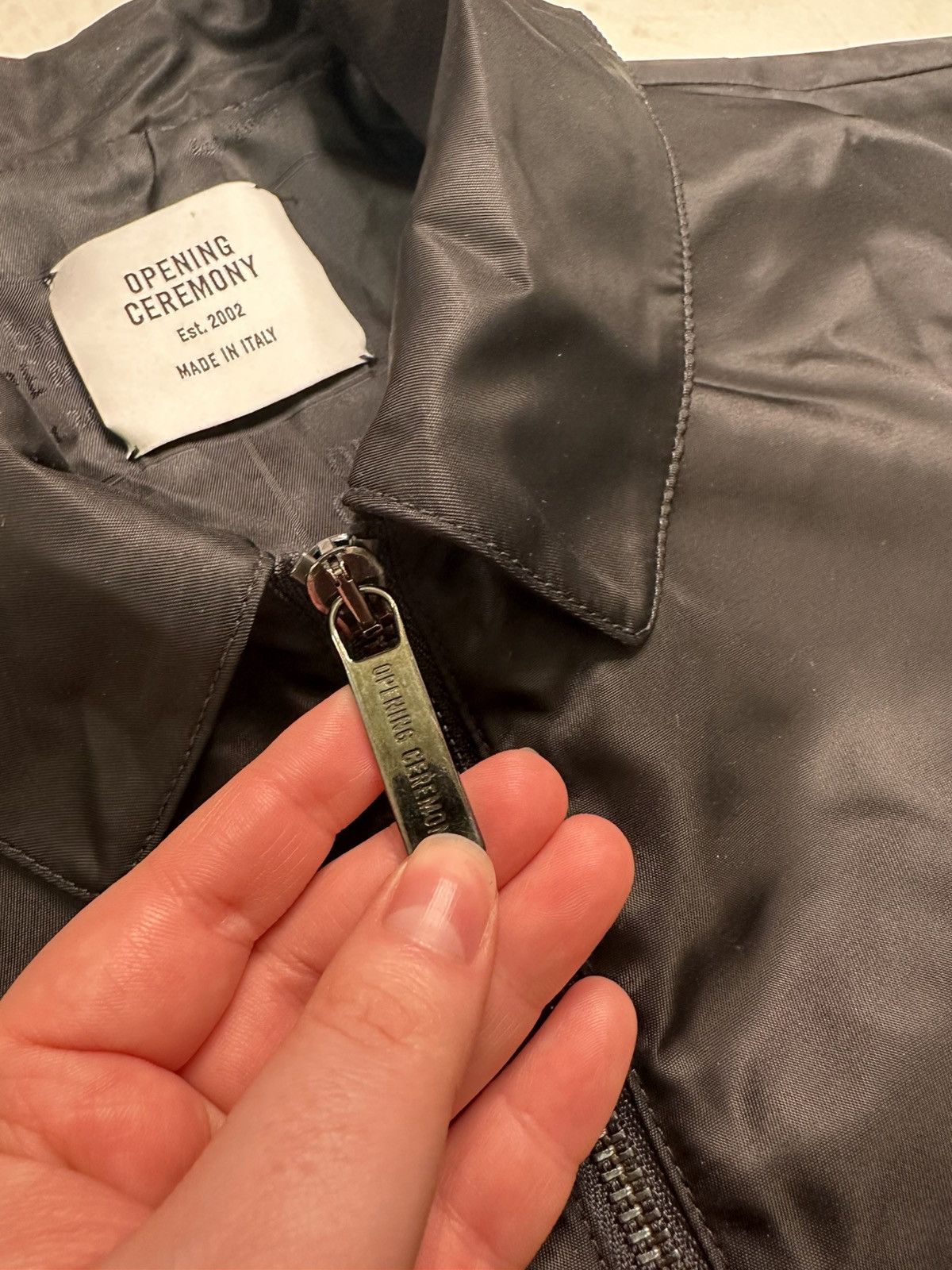 Opening Ceremony rose black jacket